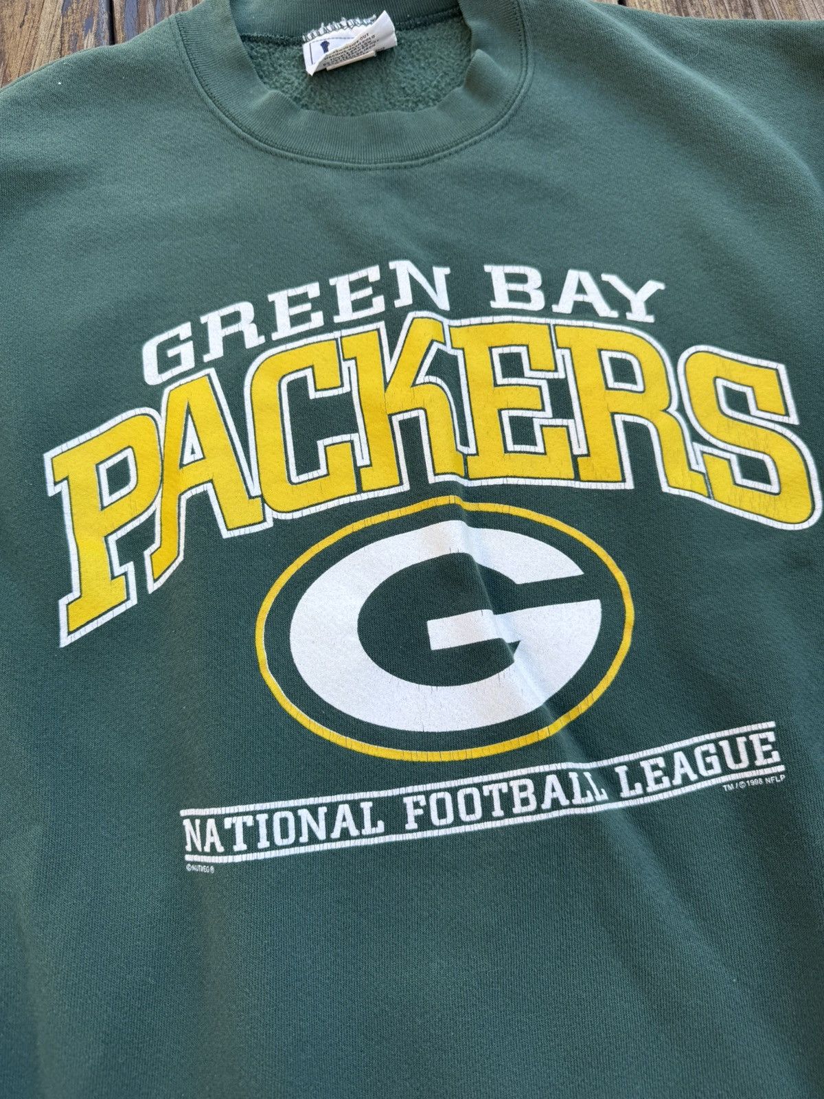 Lee × Vintage Green Bay Packers Vintage Lee sweatshirt Medium Size US M / EU 48-50 / 2 - 2 Thumbnail