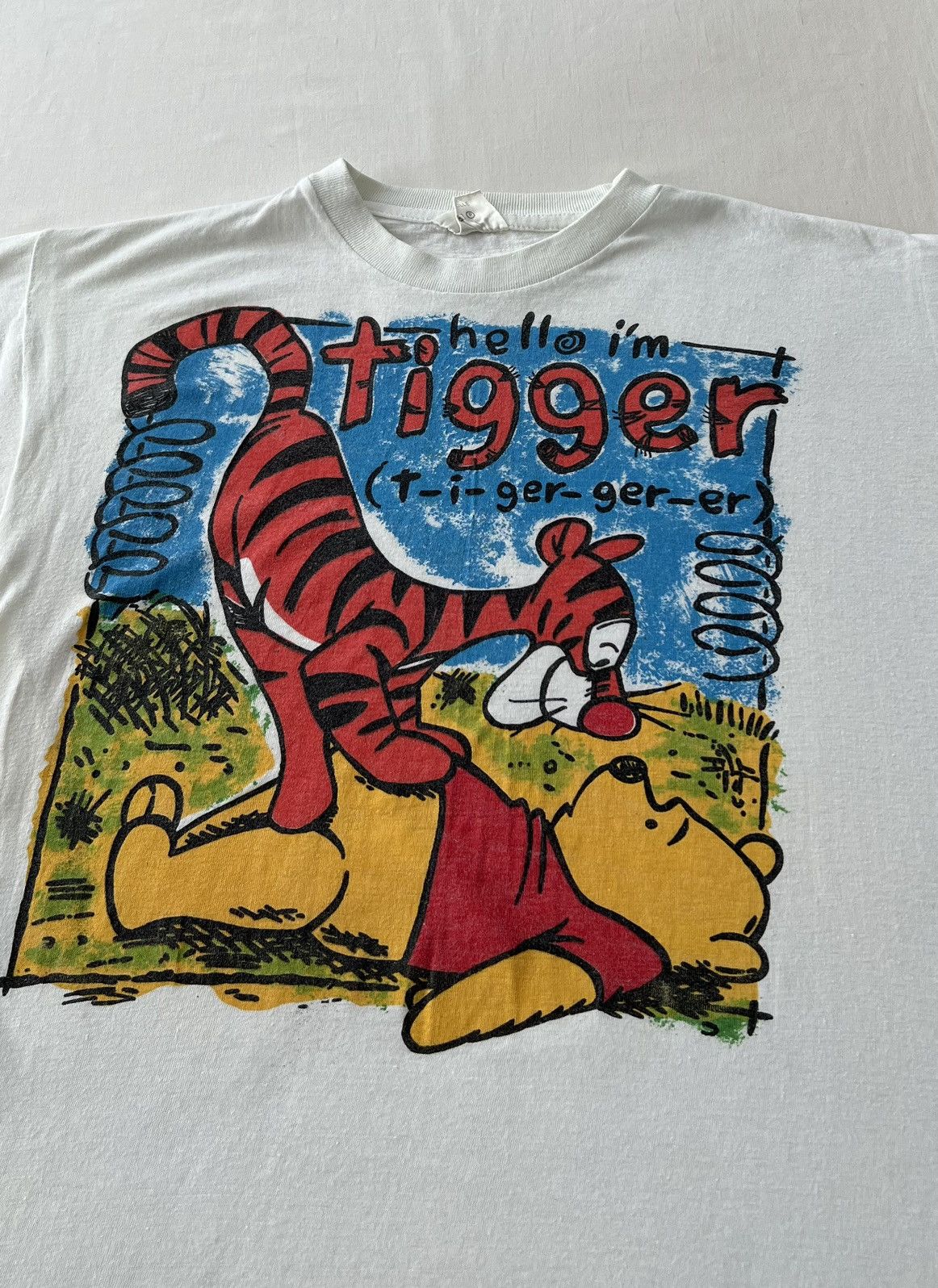 Disney Vintage 90s Tigger Winnie the Pooh Disney Cartoon T-shirt Size US M / EU 48-50 / 2 - 3 Thumbnail