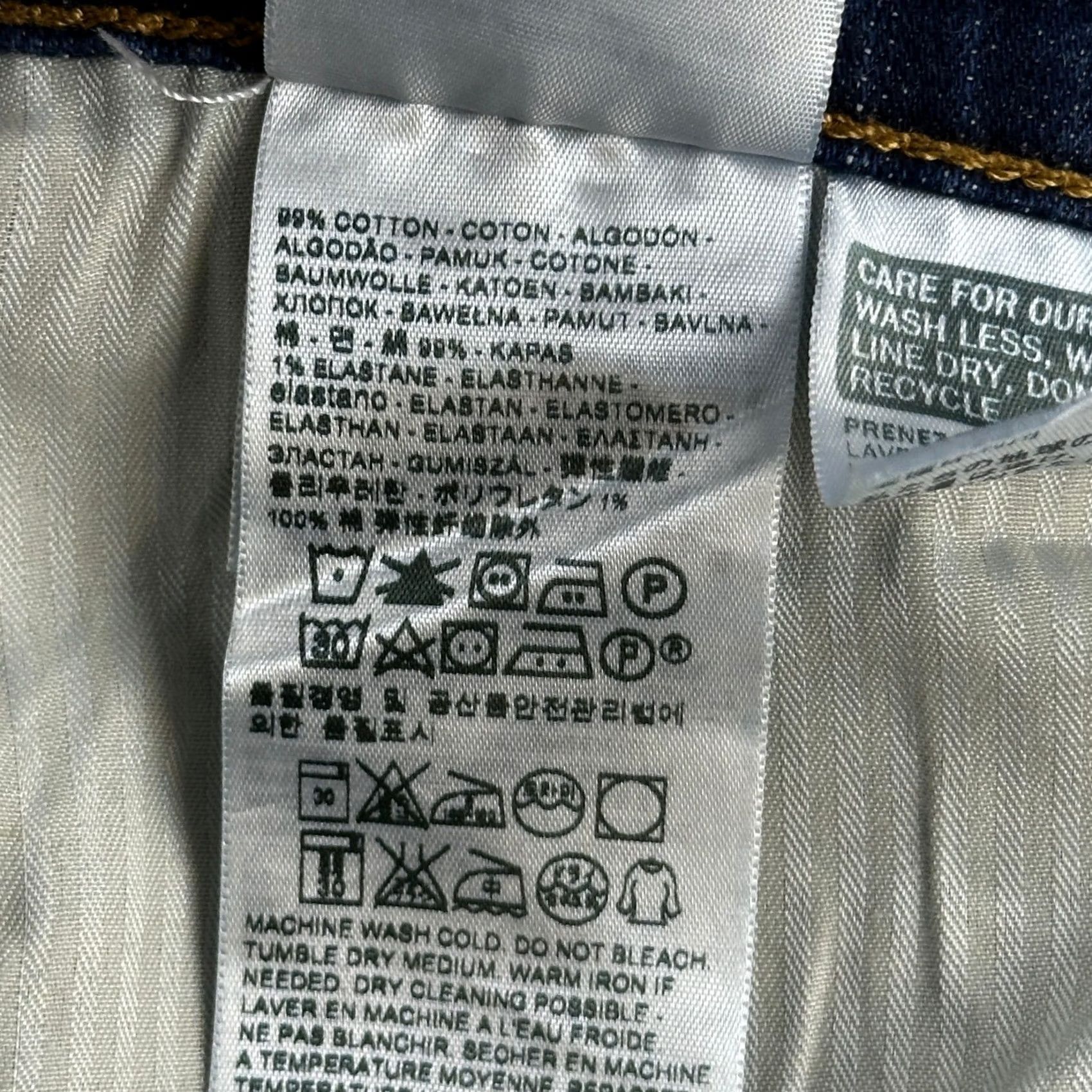 Levi's Levi's 414 Jeans Women’s 31 34x32 Dark Wash Denim Relaxed Straight Stretch Jeans Size 24" / US 00 / IT 34 - 7 Thumbnail
