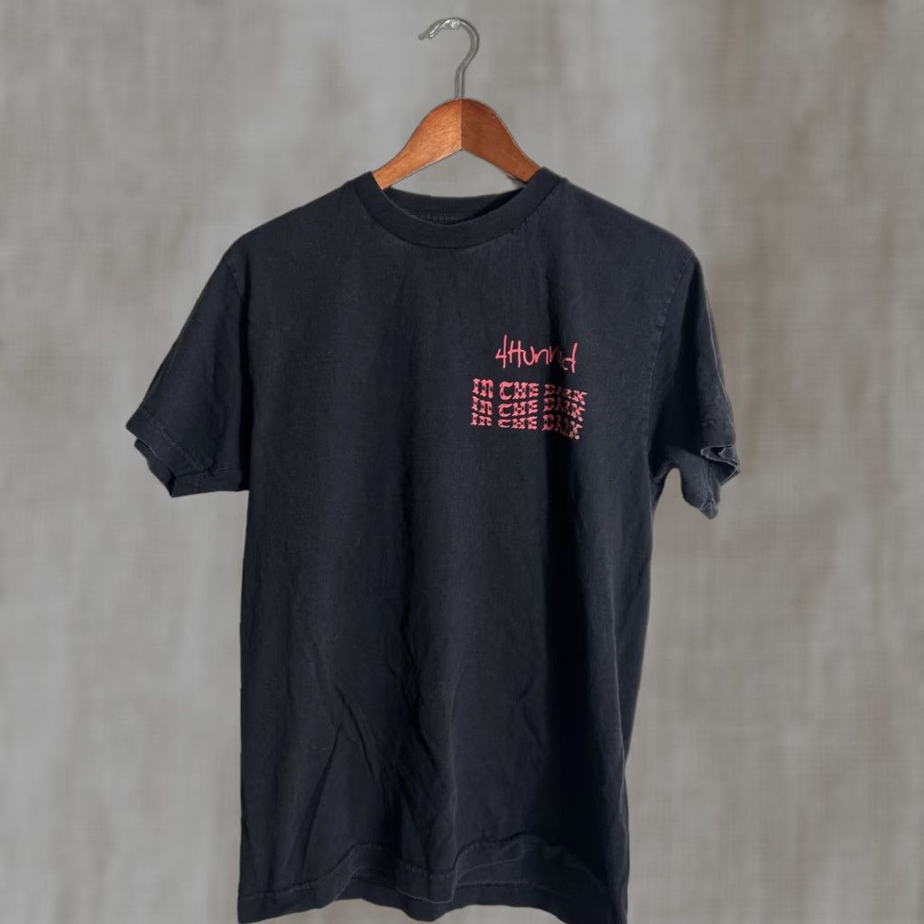 Vintage YG 4Hunnid T-Shirt Mens M Black California Hip Hop Music Logo Graphic Print Crew Neck Short Sleeve All Seasons Lightweight Machine Washable Size US M / EU 48-50 / 2 - 1 Thumbnail