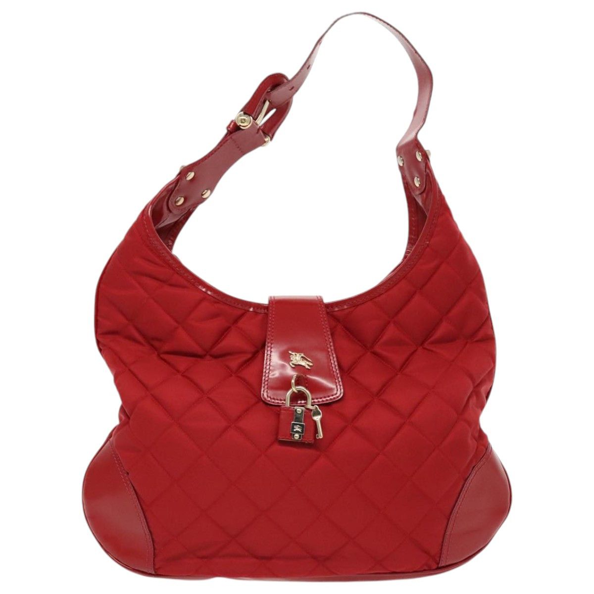 Burberry Red Synthetic Shoulder Bag (Pre-Owned) Size ONE SIZE - 1 Thumbnail