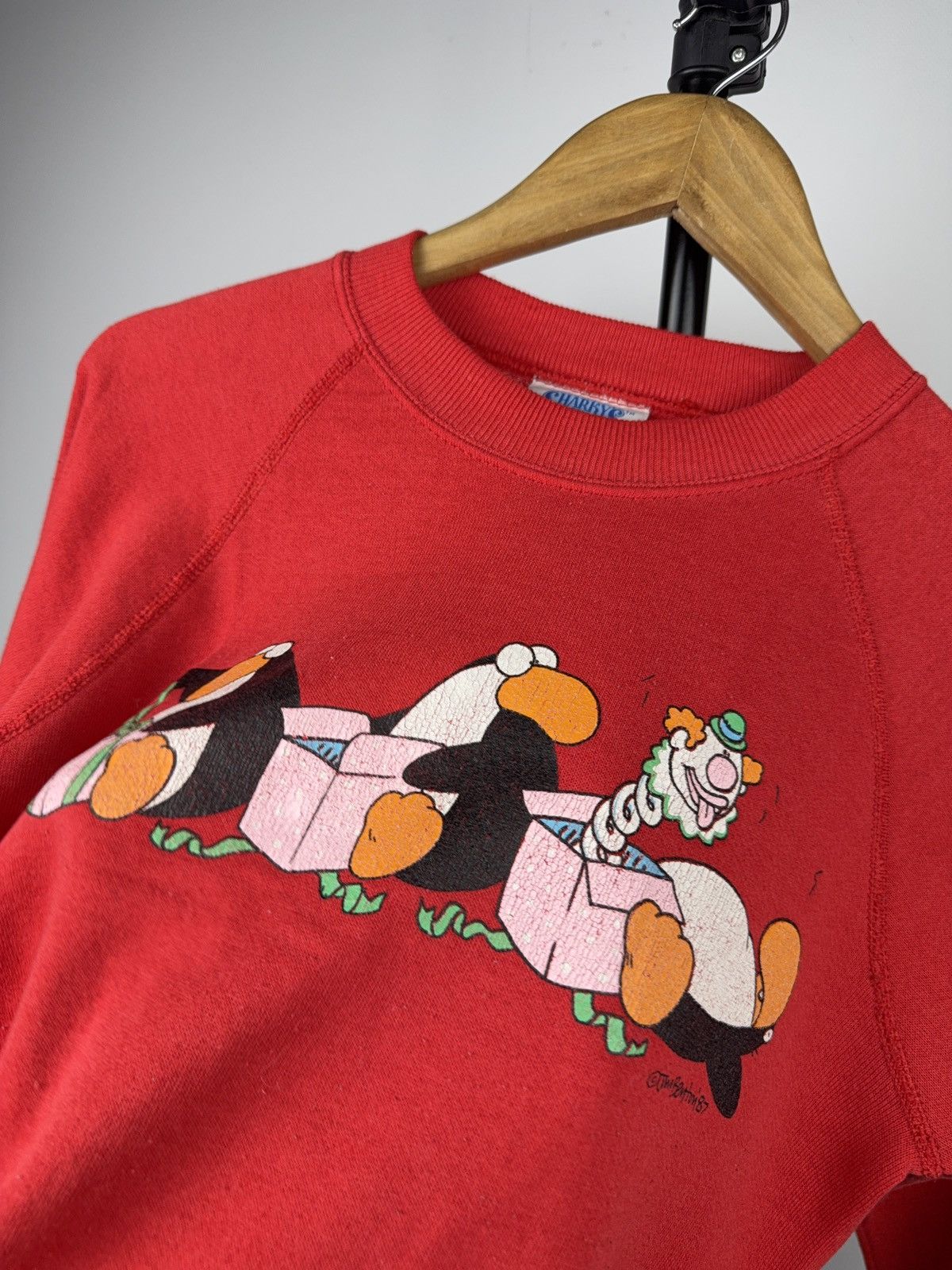 Vintage Retro Vintage 1987 Penguin Graphic Sweatshirt USA Crewneck Size US S / EU 44-46 / 1 - 5 Thumbnail