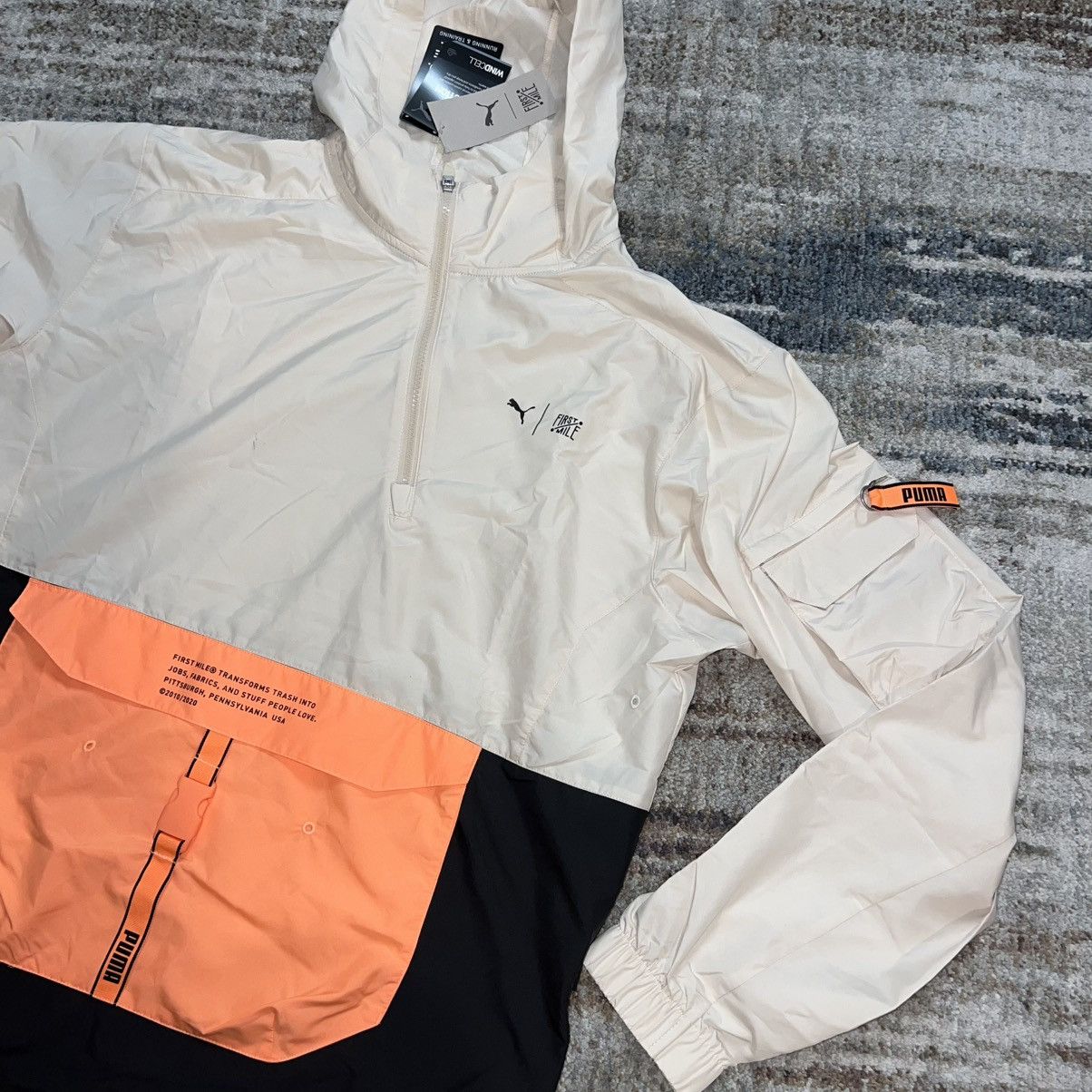 Puma NEW PUMA x FIRST MILE Windcell Utility Jacket Tapioca Size US XL / EU 56 / 4 - 4 Thumbnail