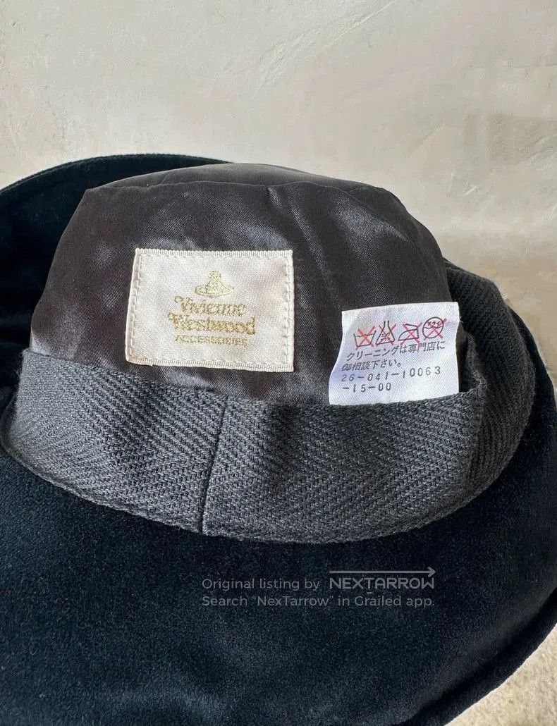 Vivienne Westwood Vivienne Westwood 90s Black Bucket Hat. Size ONE SIZE - 4 Thumbnail