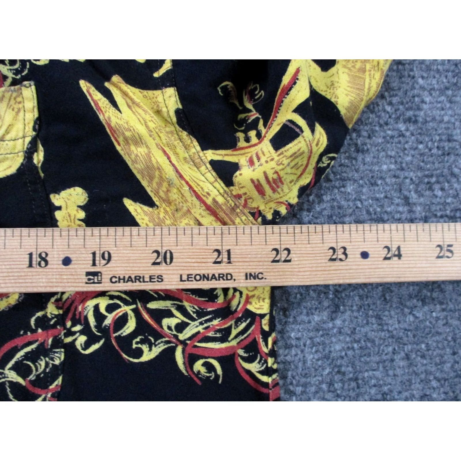 Vintage Goouch Shirt Mens XL Rayon Lightweight Stretch Preppy Vacation Music Instruments Size US XL / EU 56 / 4 - 5 Thumbnail