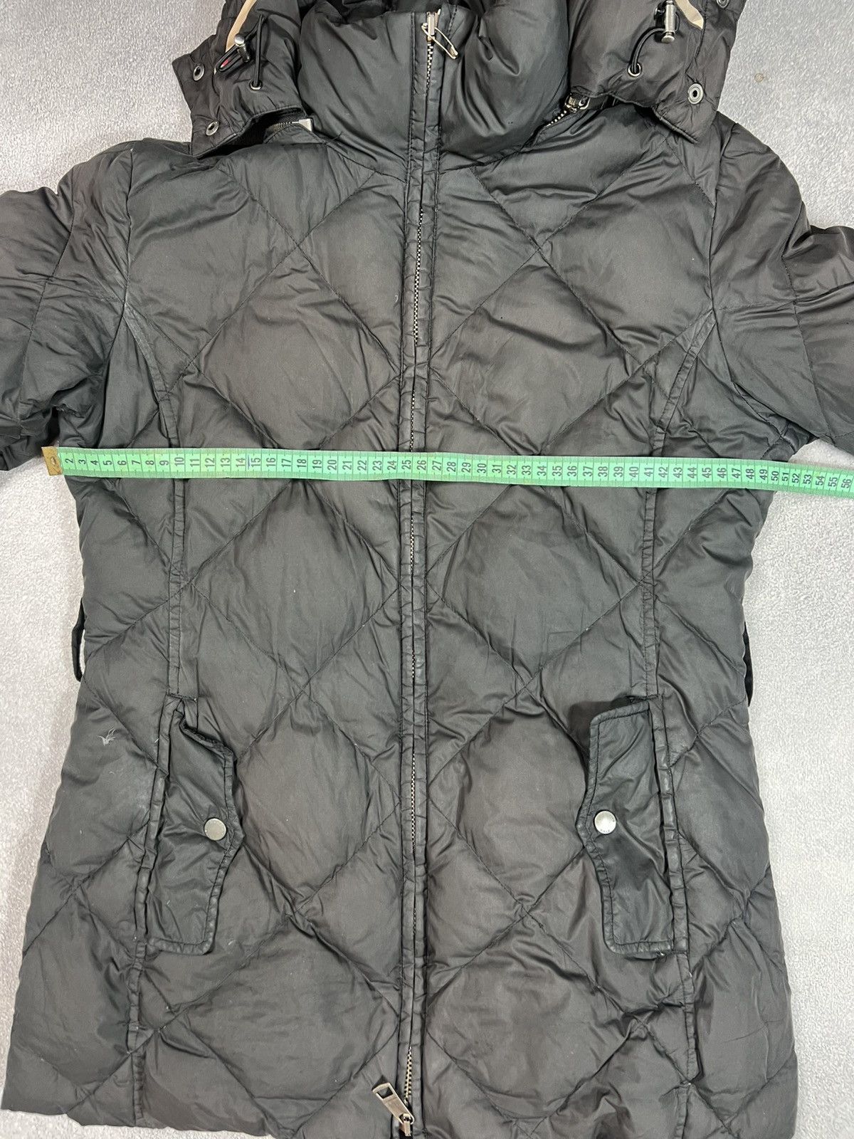 Burberry 🖤 Black Burberry London Diamond Tufted Zipper Puffer Coat Size M / US 6-8 / IT 42-44 - 16 Thumbnail