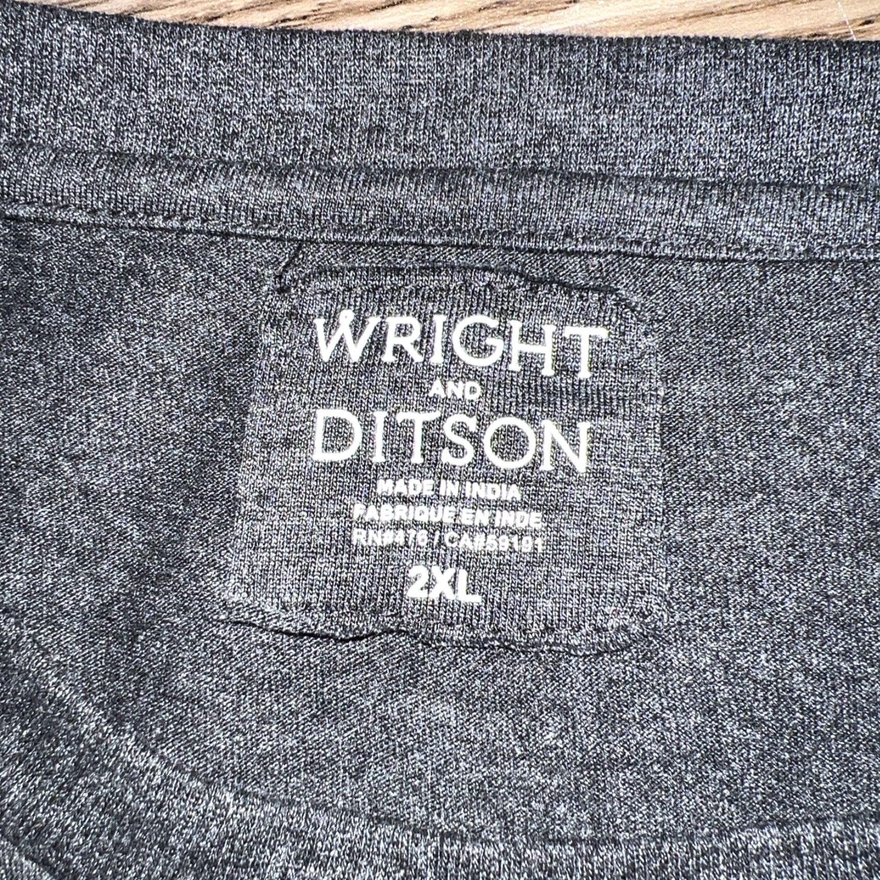 Vintage VINTAGE Wright And Ditson T-Shirt Gray State of Texas Mens 2XL Shirt Size US XXL / EU 58 / 5 - 4 Thumbnail