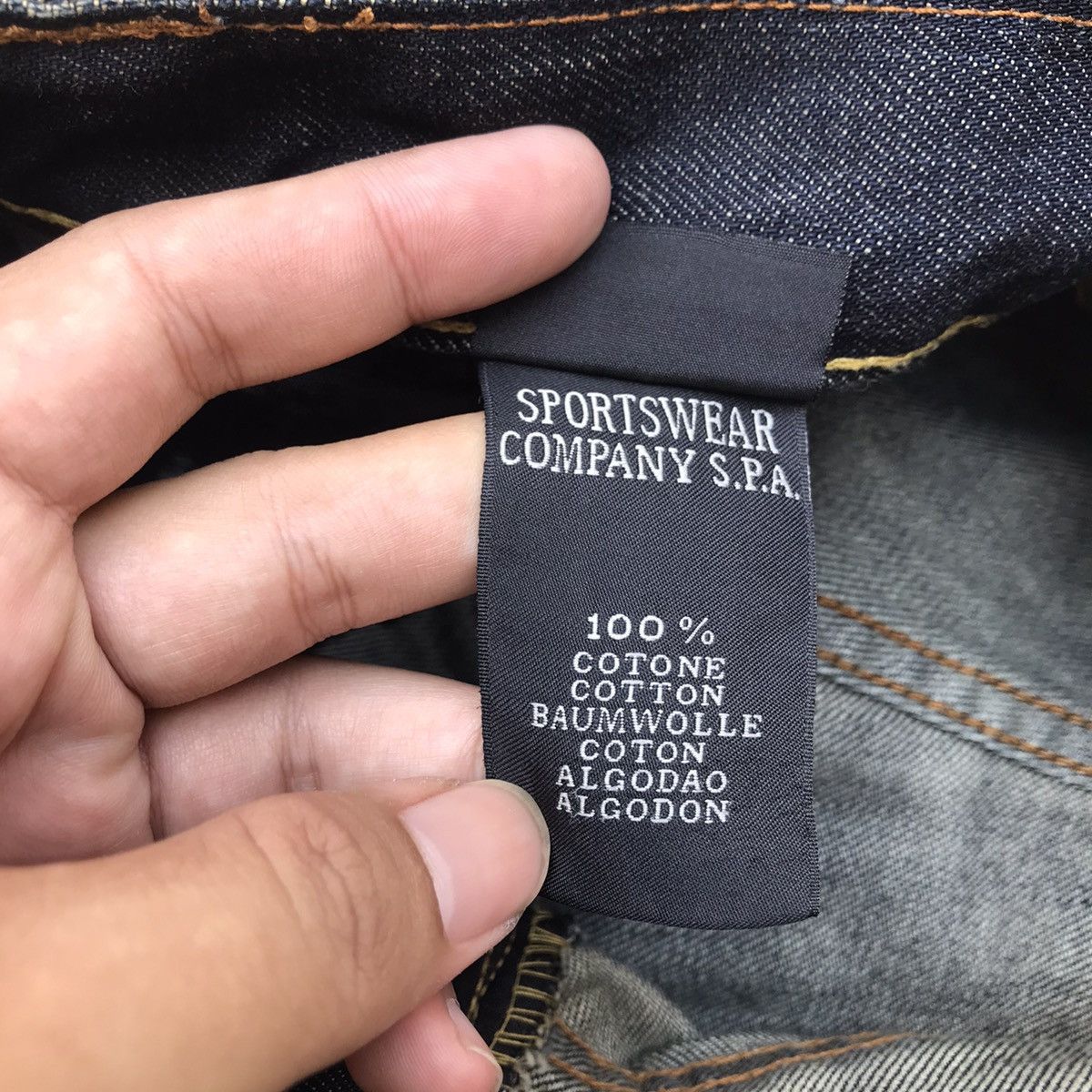 Massimo Osti × Stone Island Vintage Stone Island Denim jeans five pocket STONE ISLAND Size US 30 / EU 46 - 10 Thumbnail