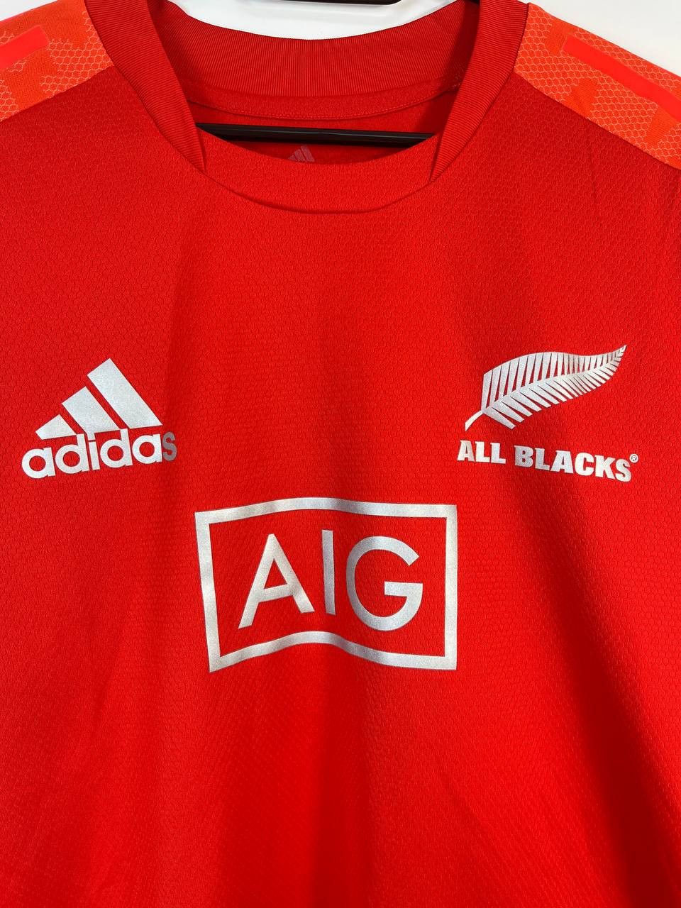 Adidas ADIDAS ALL BLACKS RUGBY TRAINING SHIRT RED SIZE XL Size US XL / EU 56 / 4 - 2 Thumbnail