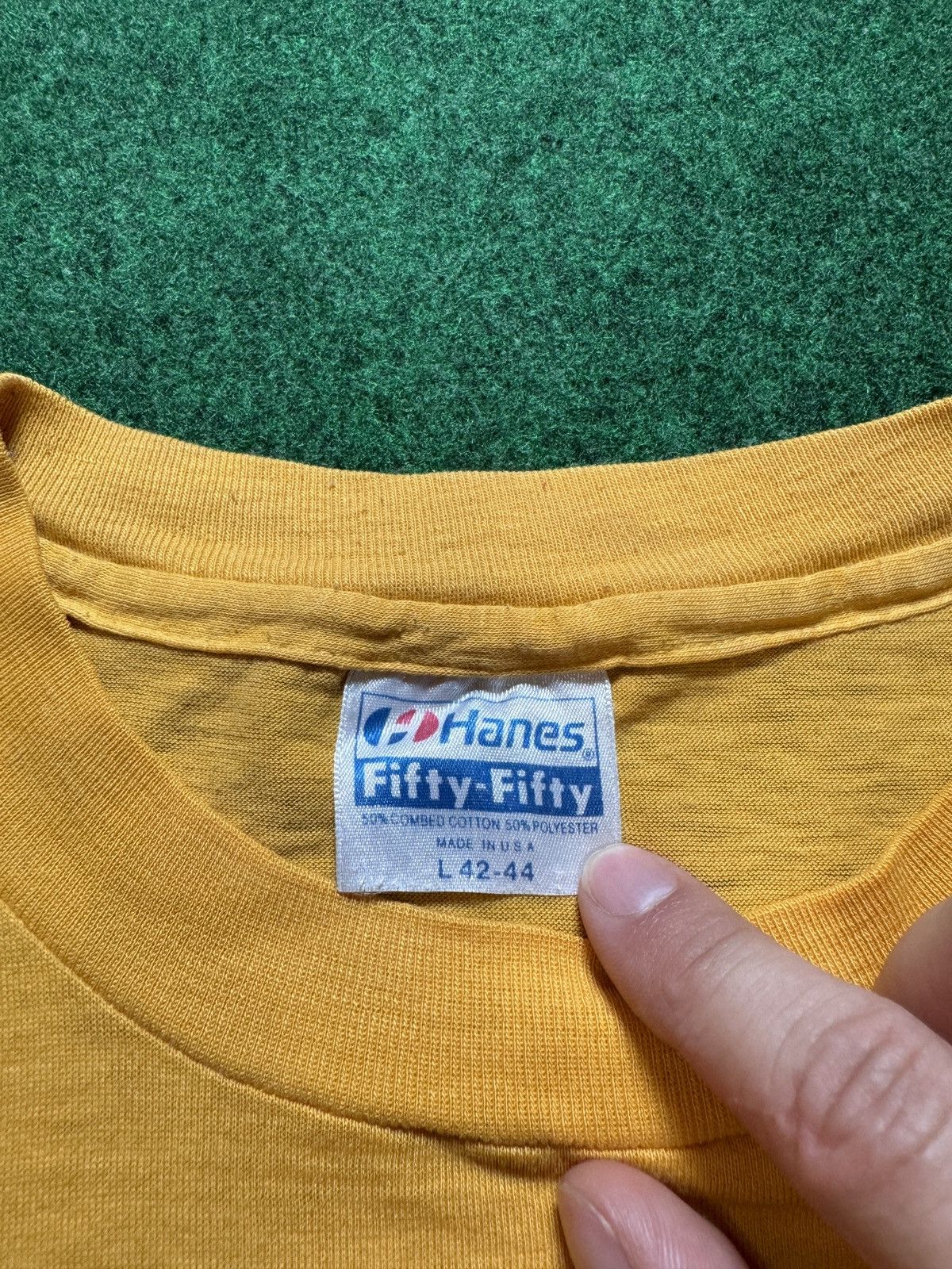 Hanes × Vintage Vintage 80s OKTOBER Fest 84’ 1984 Woodcock Pa T Shirt Size US L / EU 52-54 / 3 - 3 Thumbnail