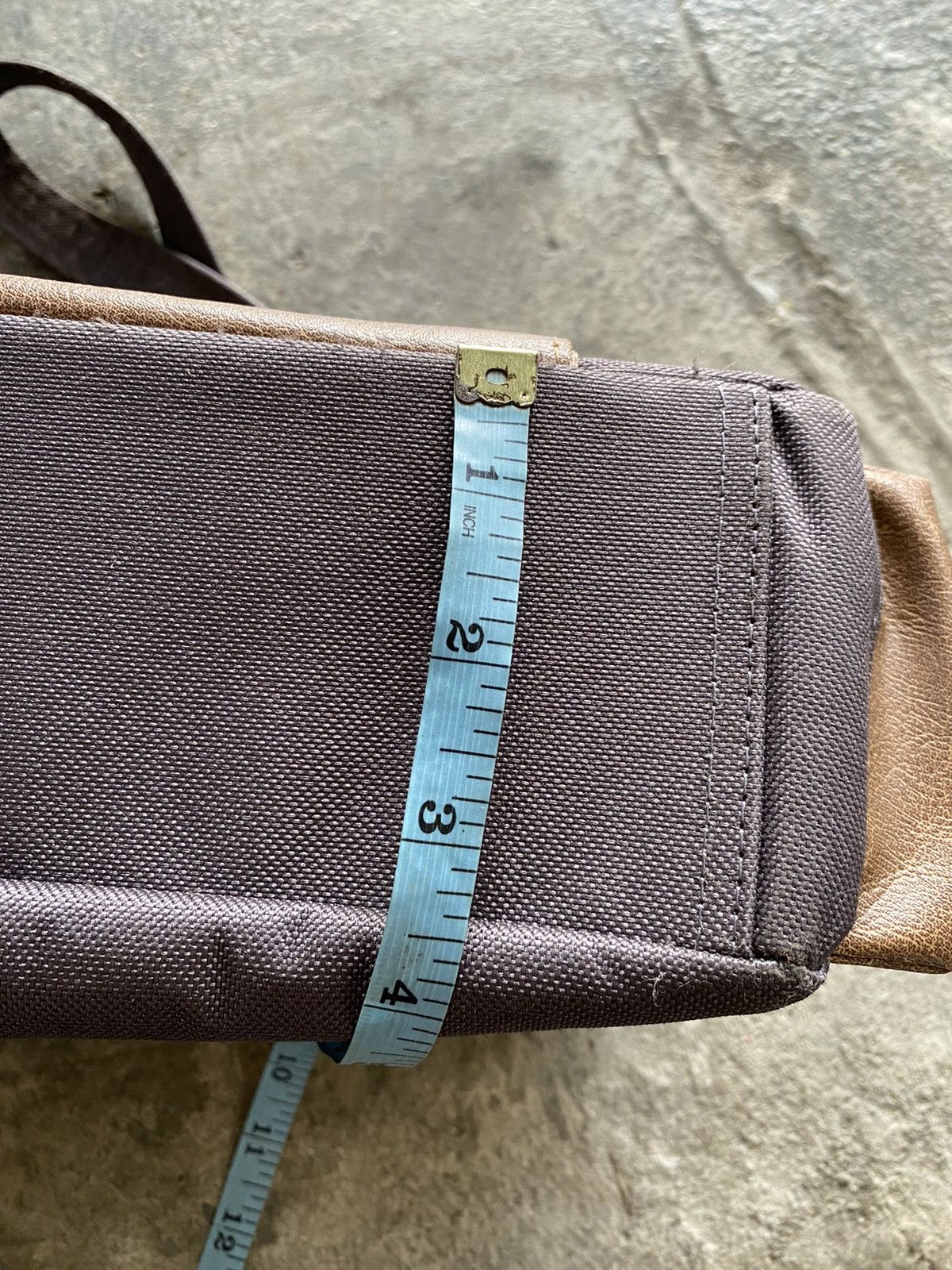 Vintage Japanese Leather Parts Handcarry Bag Size ONE SIZE - 13 Thumbnail