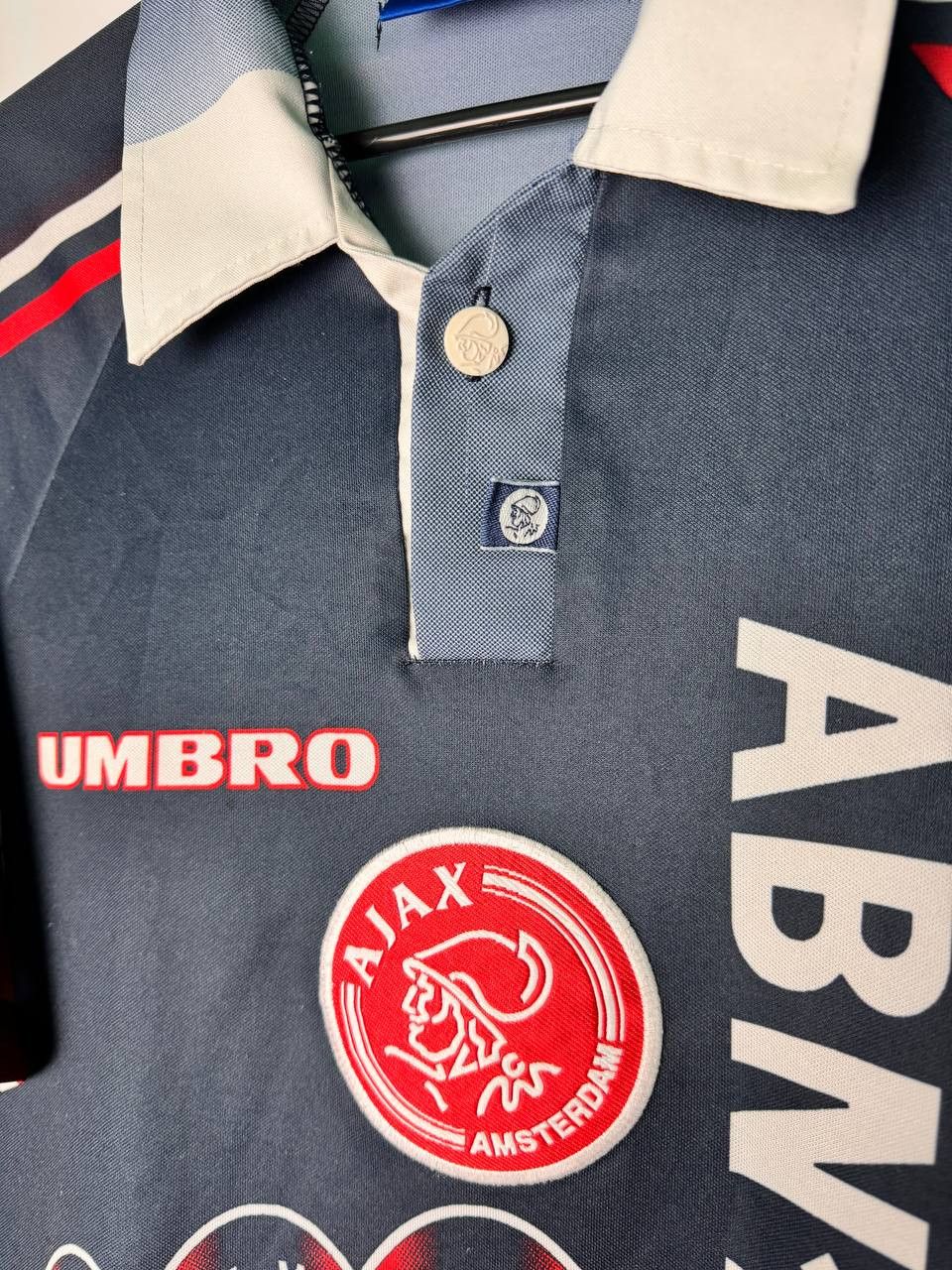 Umbro × Vintage Ajax Away Soccer 1997-1998 Away Football Shirt Jersey Size US L / EU 52-54 / 3 - 4 Thumbnail
