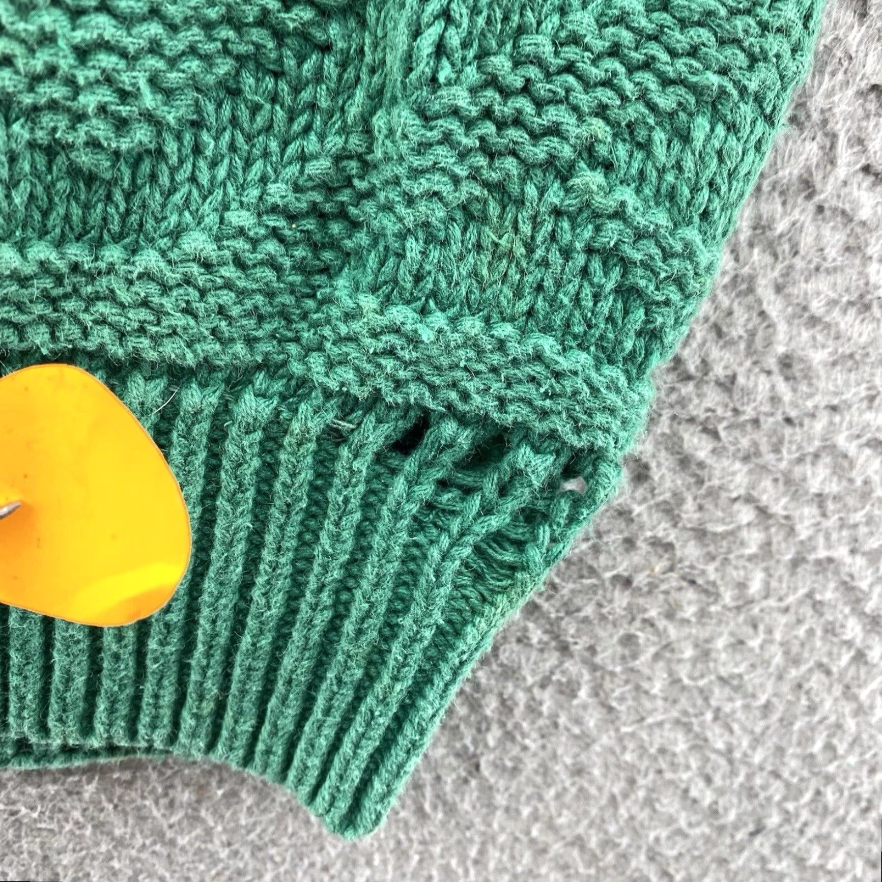 Gap VINTAGE GAP Chunky Sweater Men's Small Green Grandpa Academia Preppy Minimalist Size US S / EU 44-46 / 1 - 3 Thumbnail