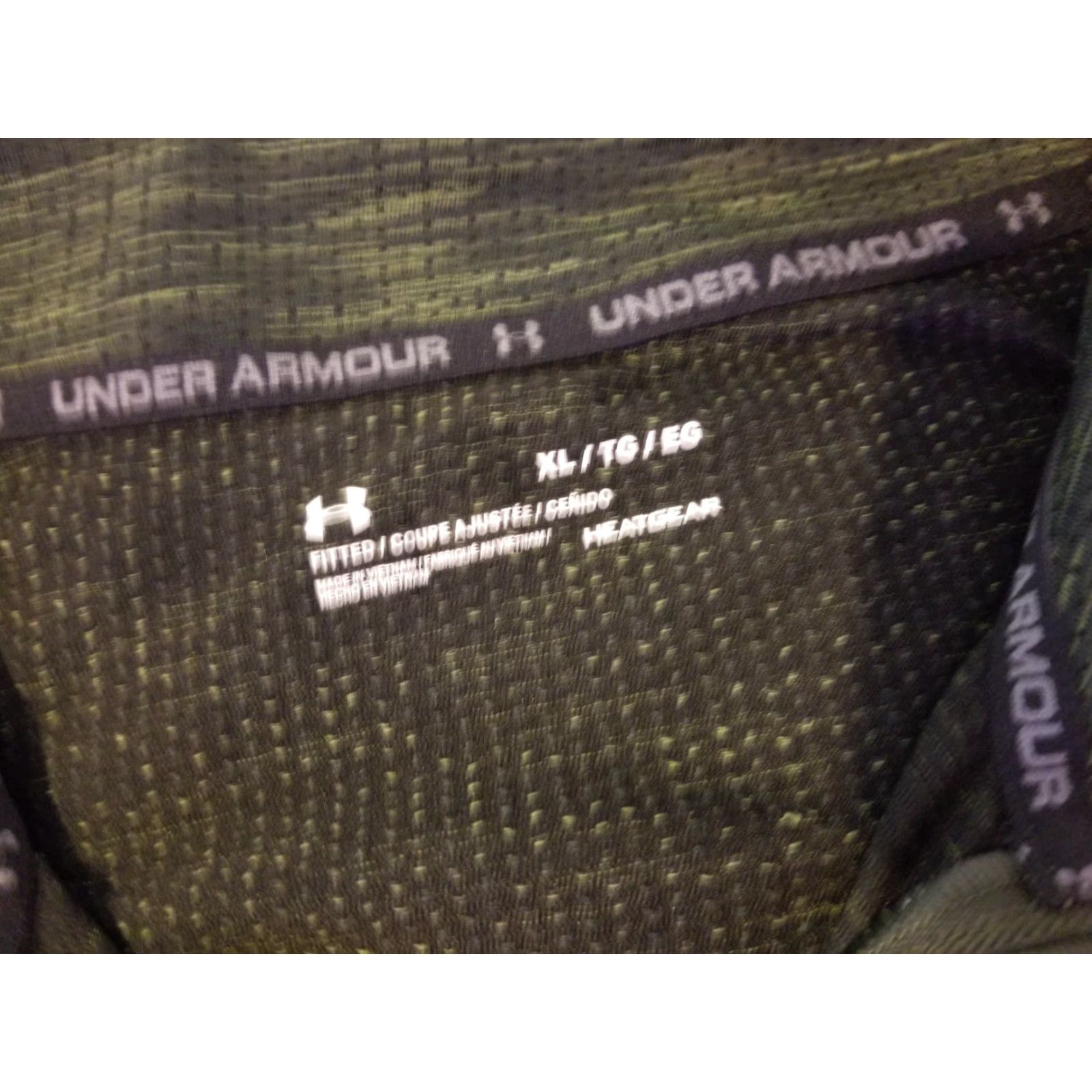 Under Armour Mens Under Armour Half Zip Shirt XL Green Athletic Gym Workout Size US XL / EU 56 / 4 - 3 Thumbnail