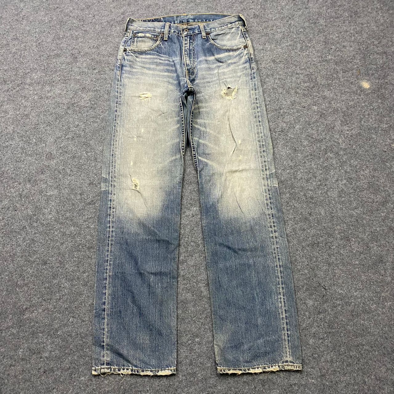 Japanese Brand 💥Vintage Levis 503 Distressed Denim Kurt Cobain Style Size US 32 / EU 48 - 1 Thumbnail