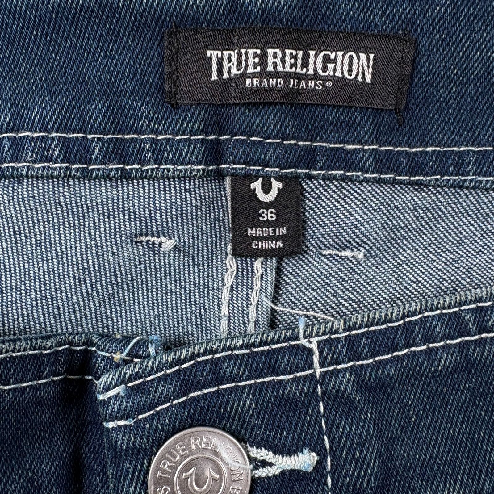 True Religion True Religion Denim Cargo Pants Mens 36X32 Medium Amber Nigh Size US 36 / EU 52 - 5 Thumbnail