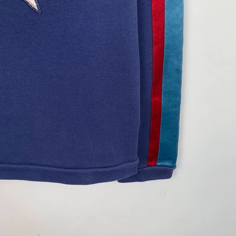 Gucci Gucci Blue double G five-pointed star embroidered round-nec Size US M / EU 48-50 / 2 - 4 Thumbnail