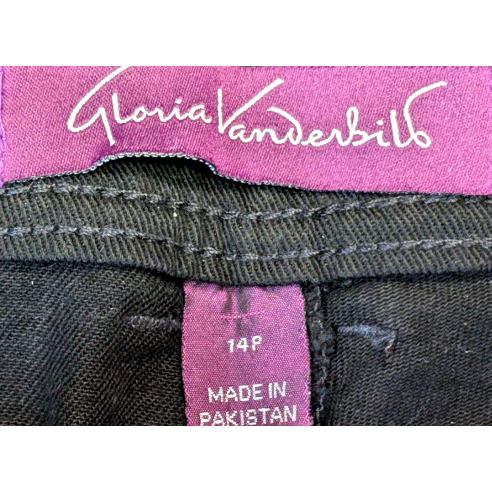 Gloria Vanderbilt VINTAGE Gloria Vanderbilt Amanda Classic Fit 14P Petite Stretch Short Womens Jeans Size 36" / US 14 / IT 50 - 6 Thumbnail