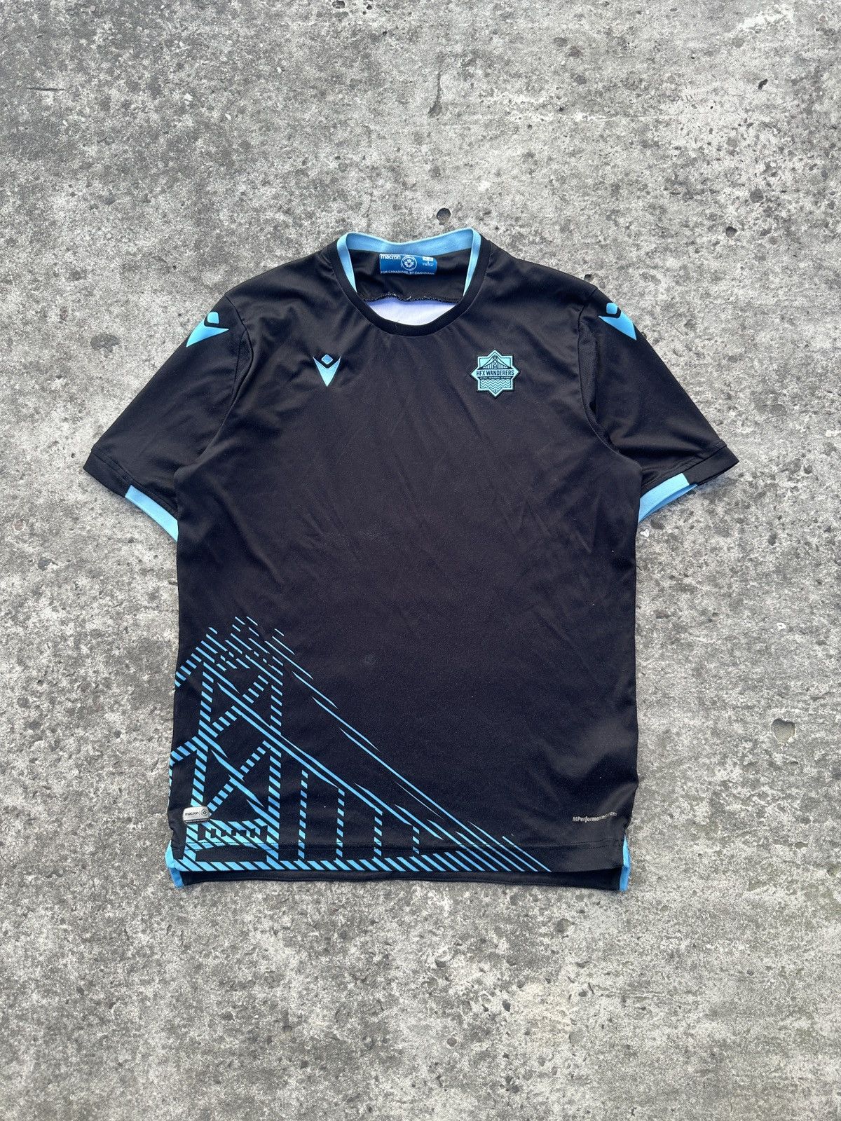 Macron Macron HFX Wanderers Soccer Jersey Streetwear Style Rare S Size US S / EU 44-46 / 1 - 1 Thumbnail