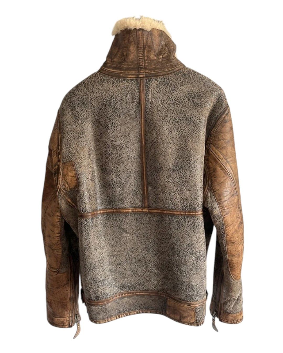 Polo Ralph Lauren B-3 SHEARLING LEATHER BOMBER JACKET Size US L / EU 52-54 / 3 - 3 Thumbnail