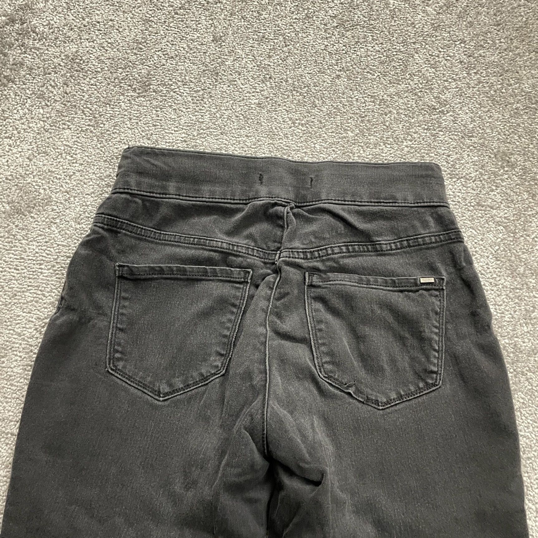 Vintage SIMPLY VERA VERA WANG Jegging Jeans Womens 8 Black Slim High Rise Stretch 28x27 Size 30" / US 8 / IT 44 - 3 Thumbnail