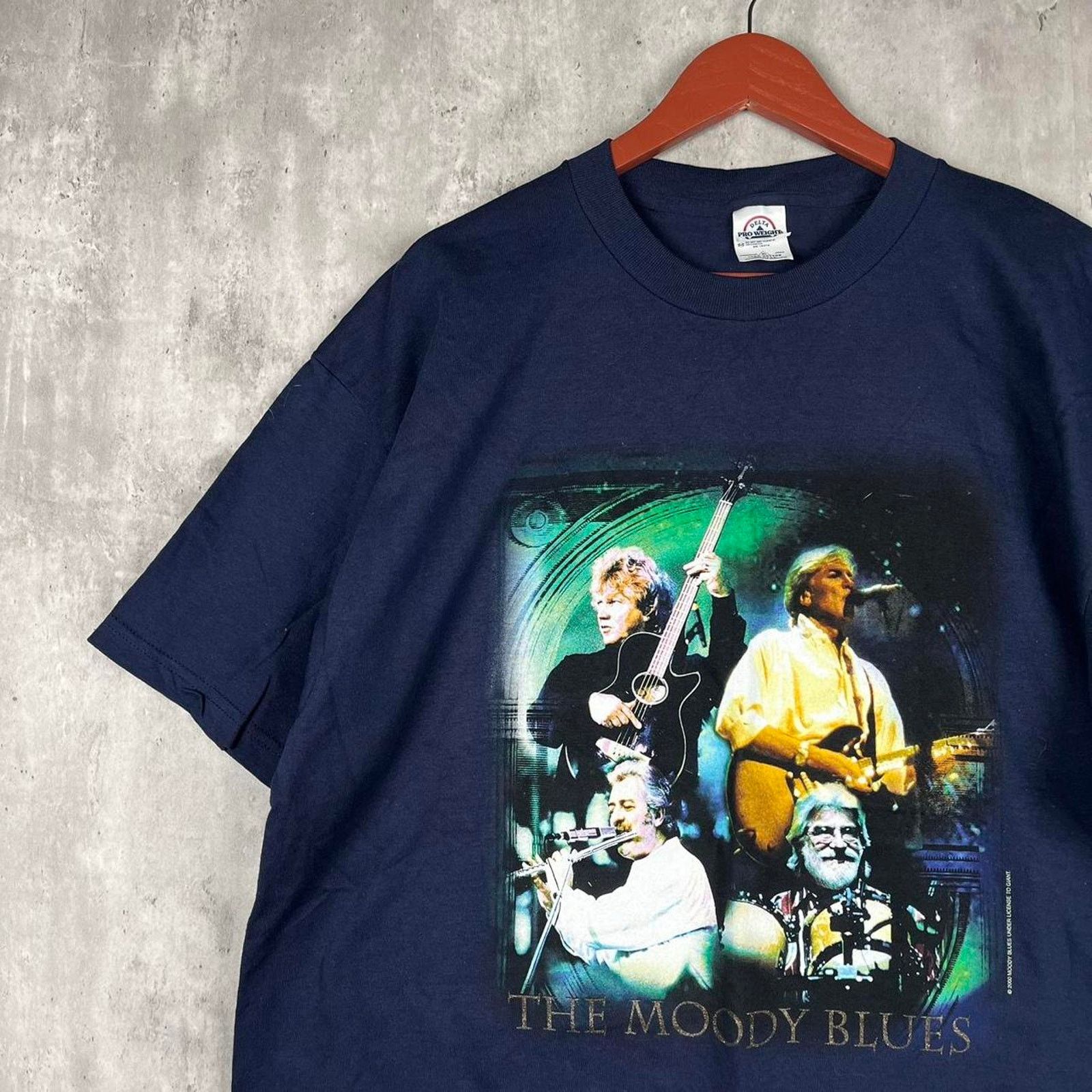 Band Tees × Vintage Vintage The Moody Blues Band USA Tour Tshirt Size US XL / EU 56 / 4 - 2 Thumbnail