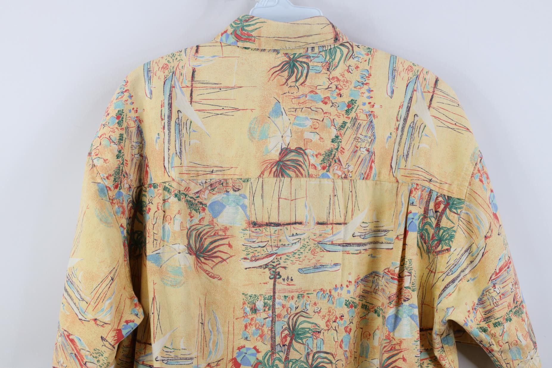 Vintage Vintage 90s Streetwear Beach Luau Hawaiian Button Shirt Size US M / EU 48-50 / 2 - 10 Thumbnail