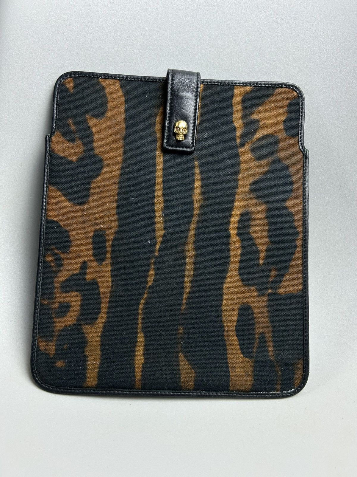 Alexander McQueen Alexander McQueen Skull Leather iPad Cover Tablet Case Bag Size ONE SIZE - 12 Thumbnail