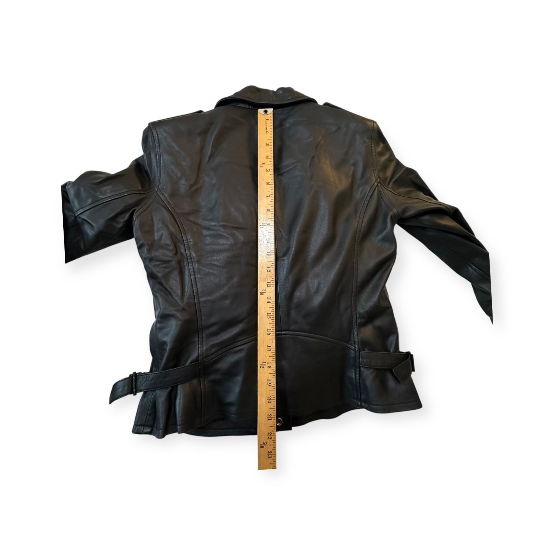 Iro IRO Paris Newhan Lambskin Leather Jacket Black Size 42 FR, R Size M / US 6-8 / IT 42-44 - 14 Thumbnail