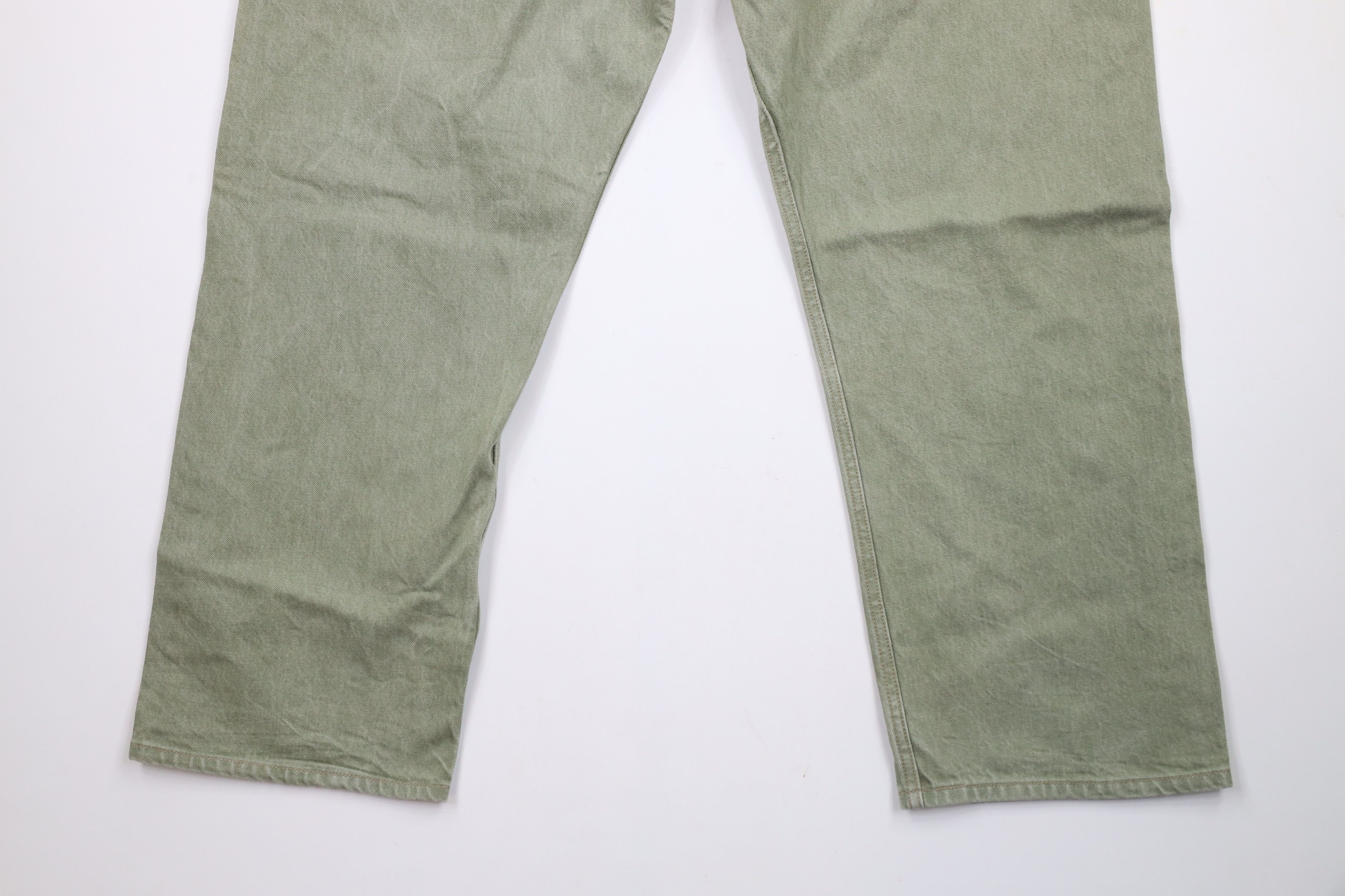 Levi's × Vintage Vintage Y2K Levis 501xx Original Fit Button Fly Jeans Green Size US 44 / EU 60 - 12 Thumbnail
