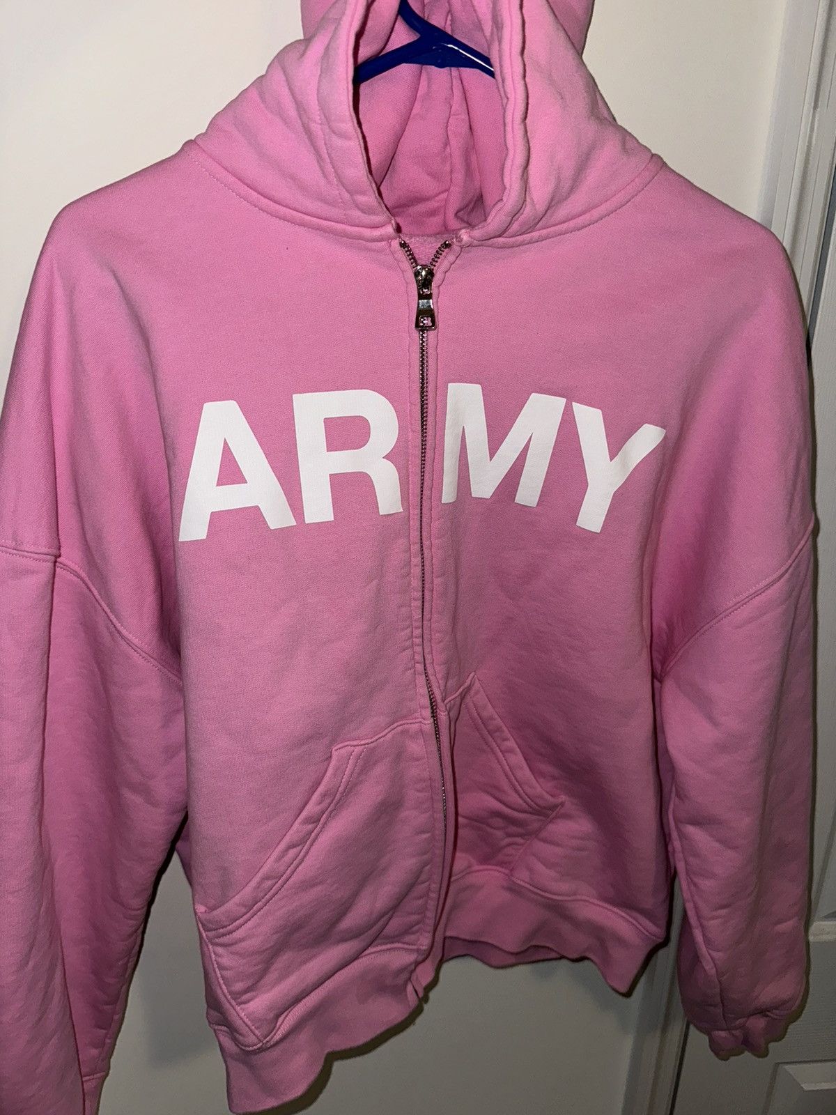 Pink army hoodie outlet