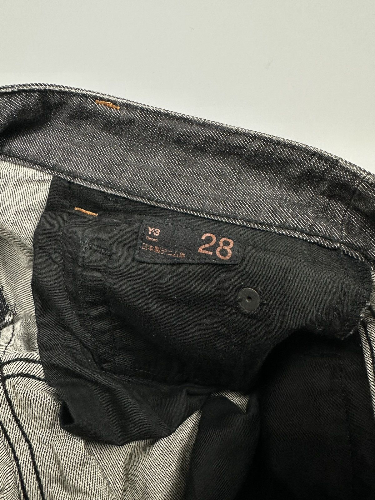Designer × Yohji Yamamoto Y-3 007 Yohji Yamamoto Black Denim Size US 32 / EU 48 - 13 Thumbnail