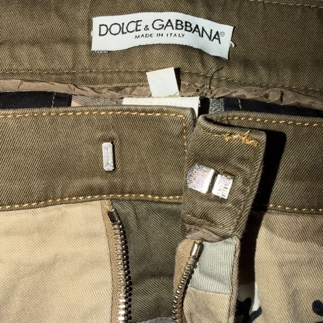 Dolce & Gabbana DOLCE & GABBANA VINTAGE CAMO PANTS Size US 38 / EU 54 - 5 Thumbnail