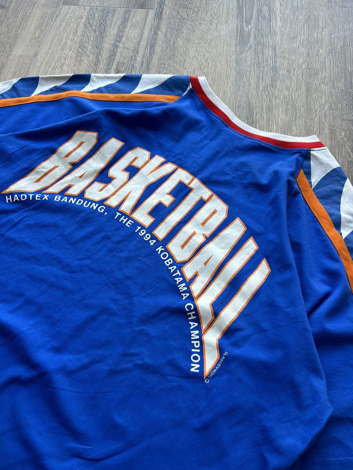 Vintage Vintage Basketball Hadtex Bandung 1996 big logo jersey Size US L / EU 52-54 / 3 - 5 Thumbnail