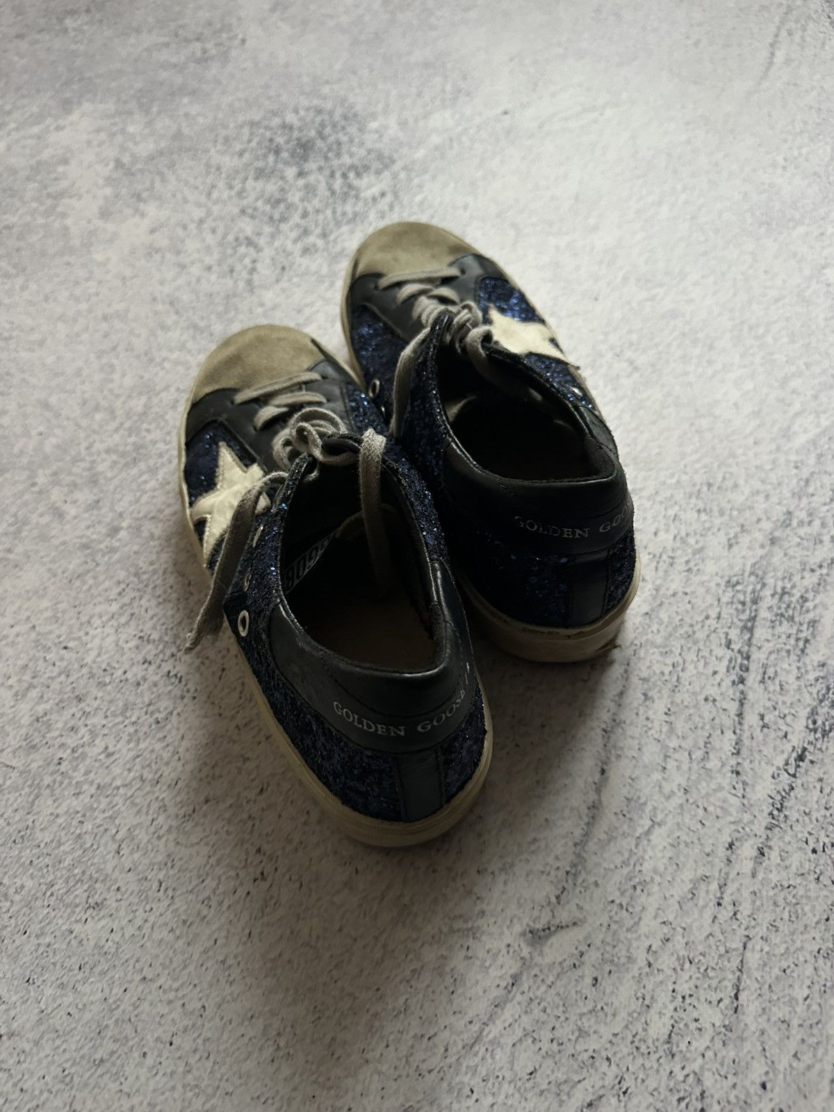 Golden Goose Golden Goose Glitter Colorblock Pattern Sneakers Size US 8 / IT 38 - 18 Thumbnail