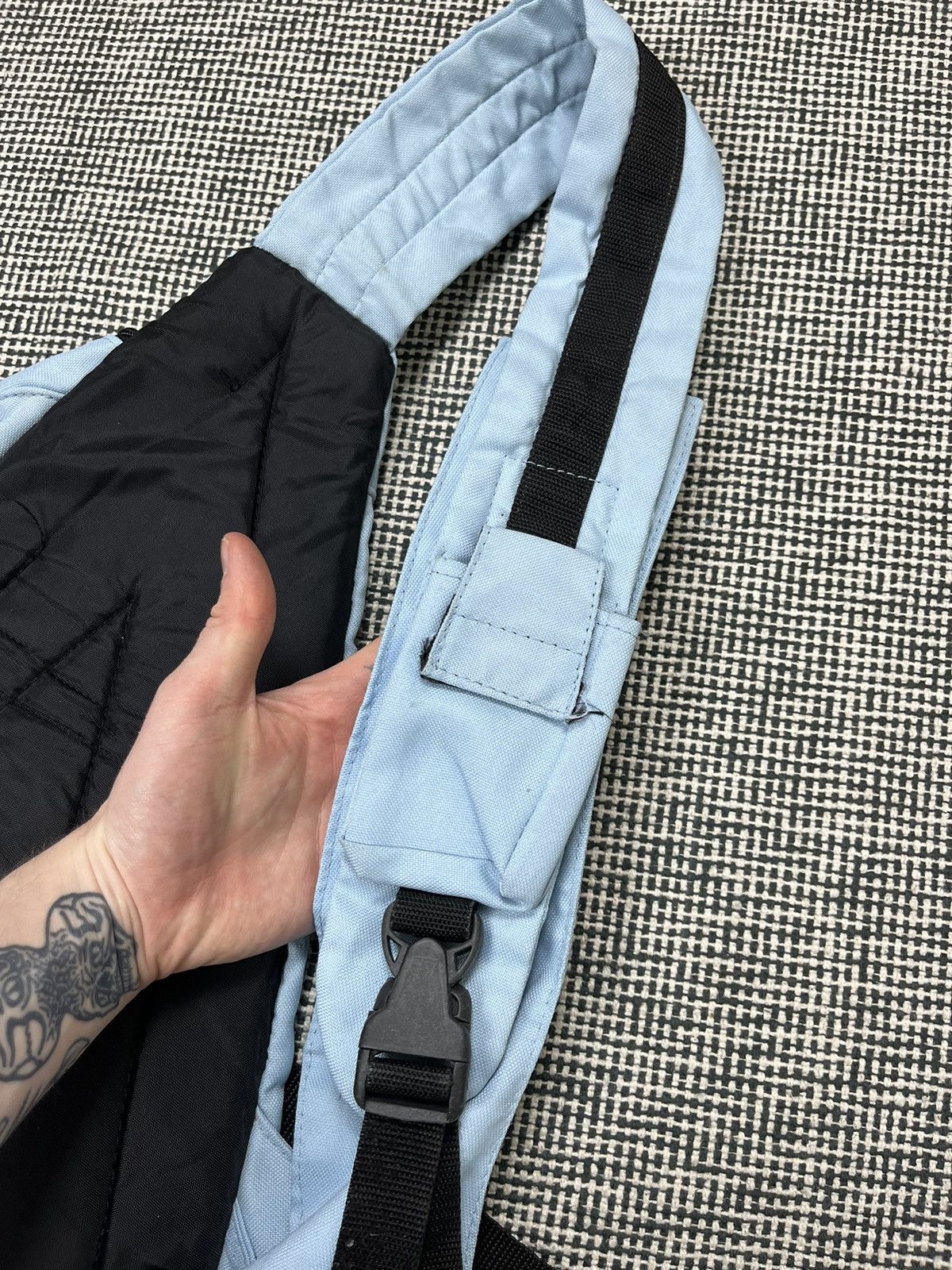 Eastpak Eastpak baby blue vintage sling bag backpack like Oakley y2k Size ONE SIZE - 7 Thumbnail
