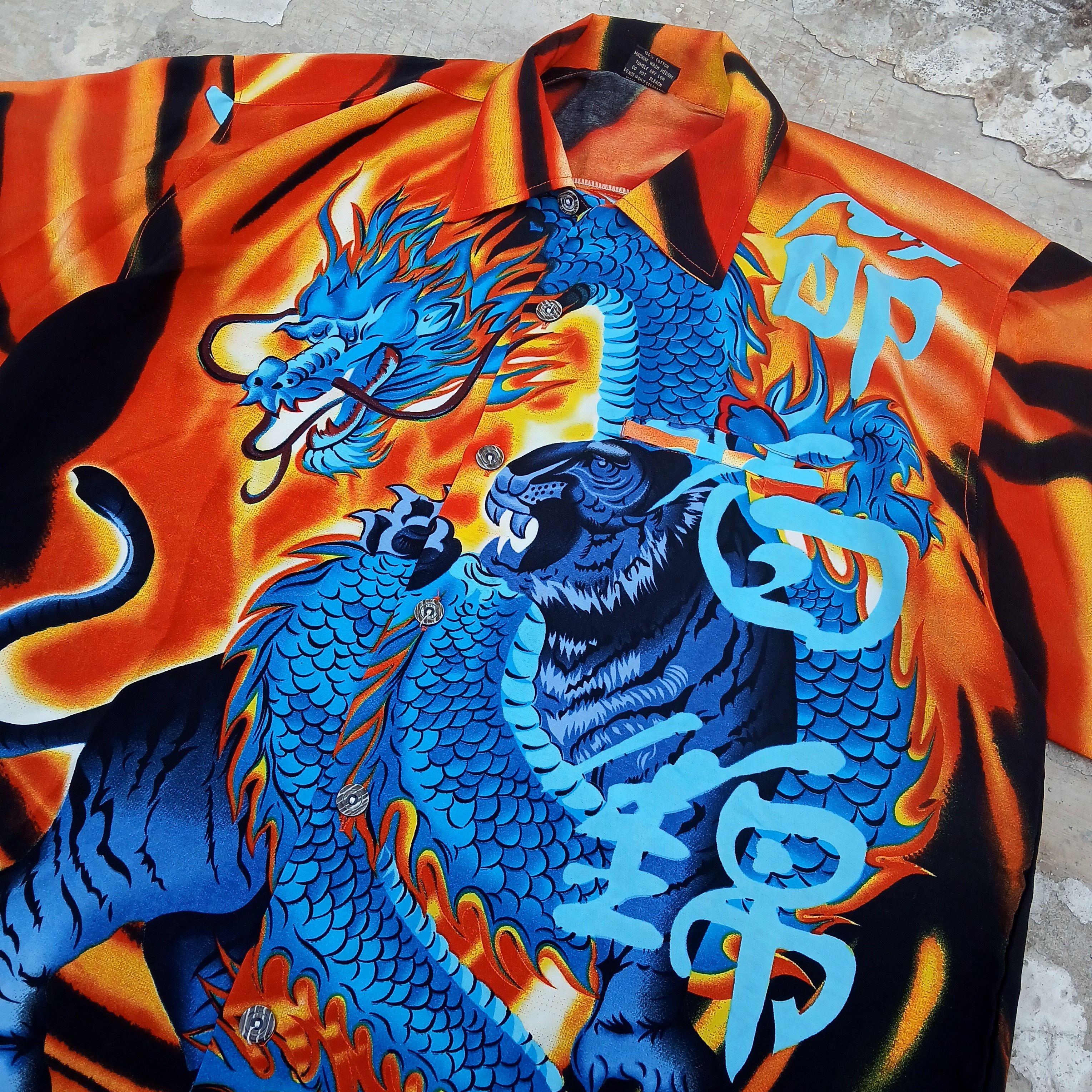 Japanese Brand × Vintage Y2k joker sukajan aop dragon tiger Size XL / US 12-14 / IT 48-50 - 3 Thumbnail