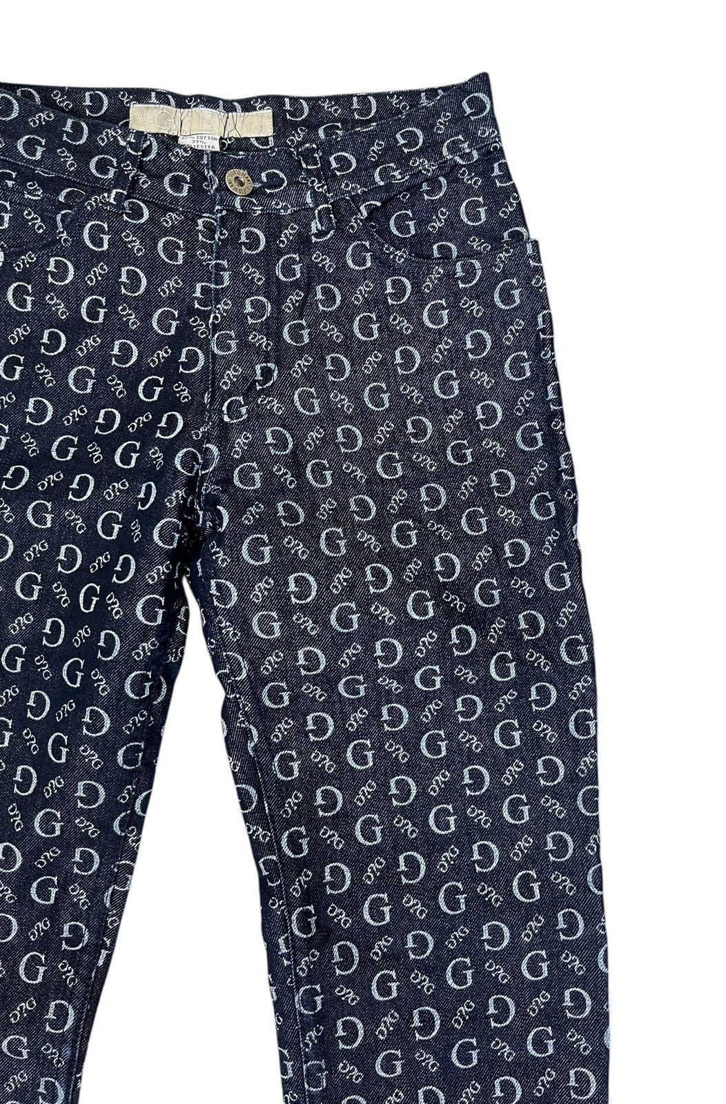 Guess Super Flare Guess Og Monogram Logo Jeans Size 26" / US 2 / IT 38 - 6 Thumbnail