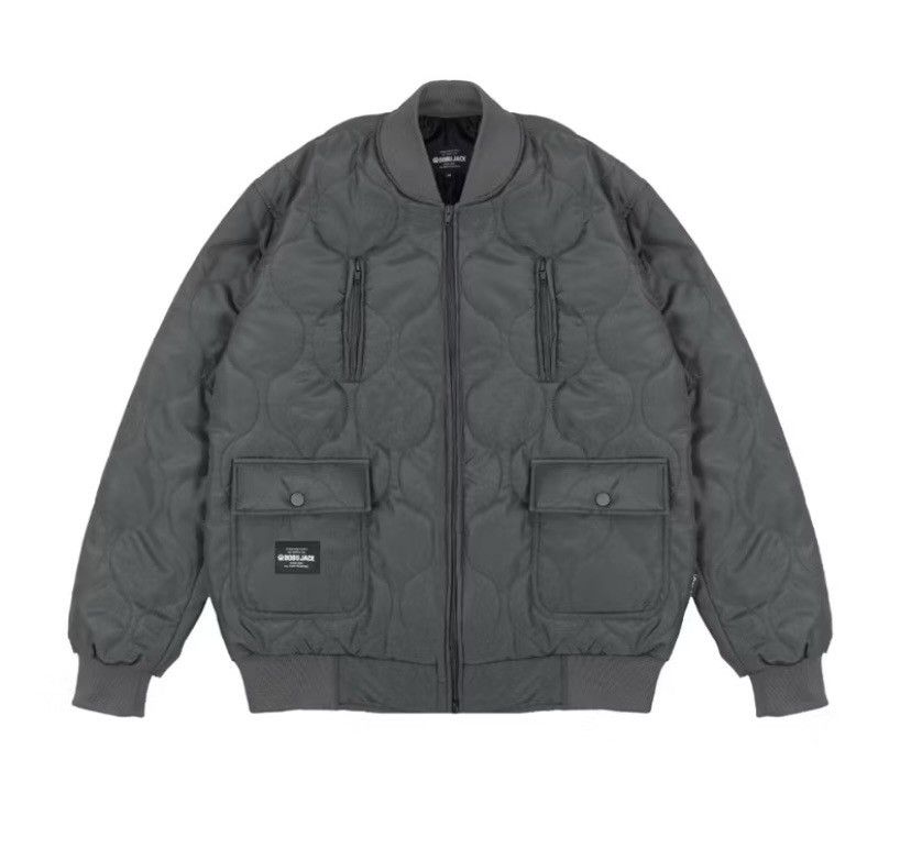 Other Bomber jacket quilting Dobby gray streetwear Size US M / EU 48-50 / 2 - 1 Thumbnail