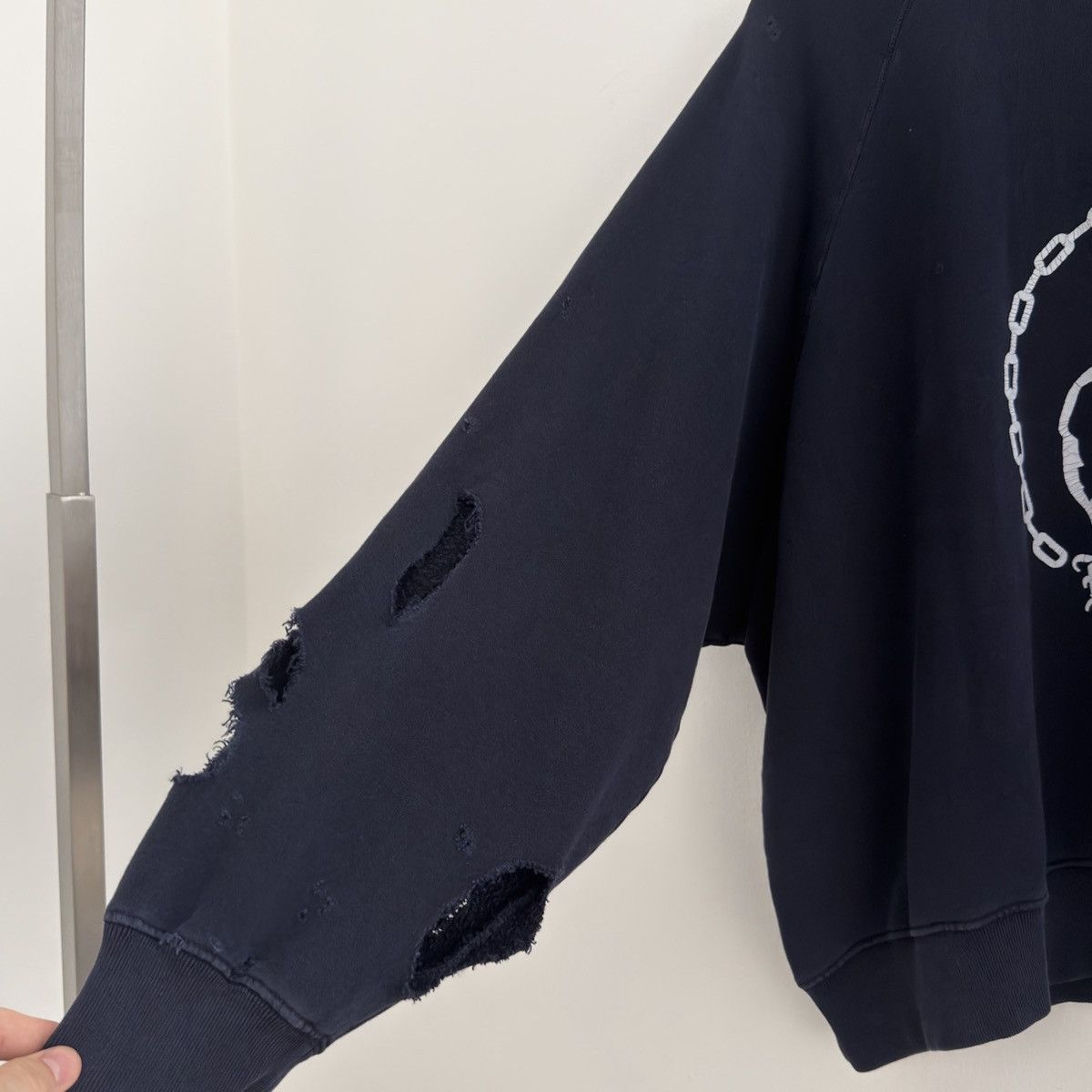 Enfants Riches Deprimes ERD ‘En Chaine’ Le Rosey Distressed Crewneck Size US M / EU 48-50 / 2 - 3 Thumbnail