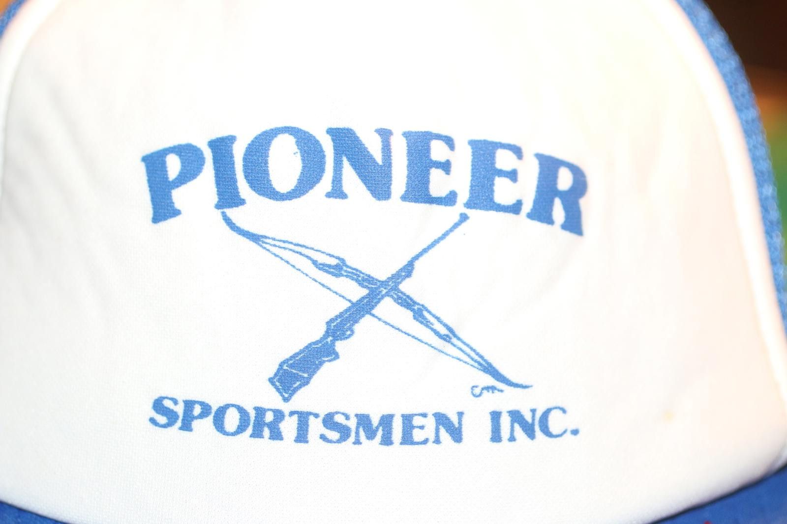 Other Vintage Pioneer Sportsmen Trucker Hat Blue White Snapback Size ONE SIZE - 2 Thumbnail