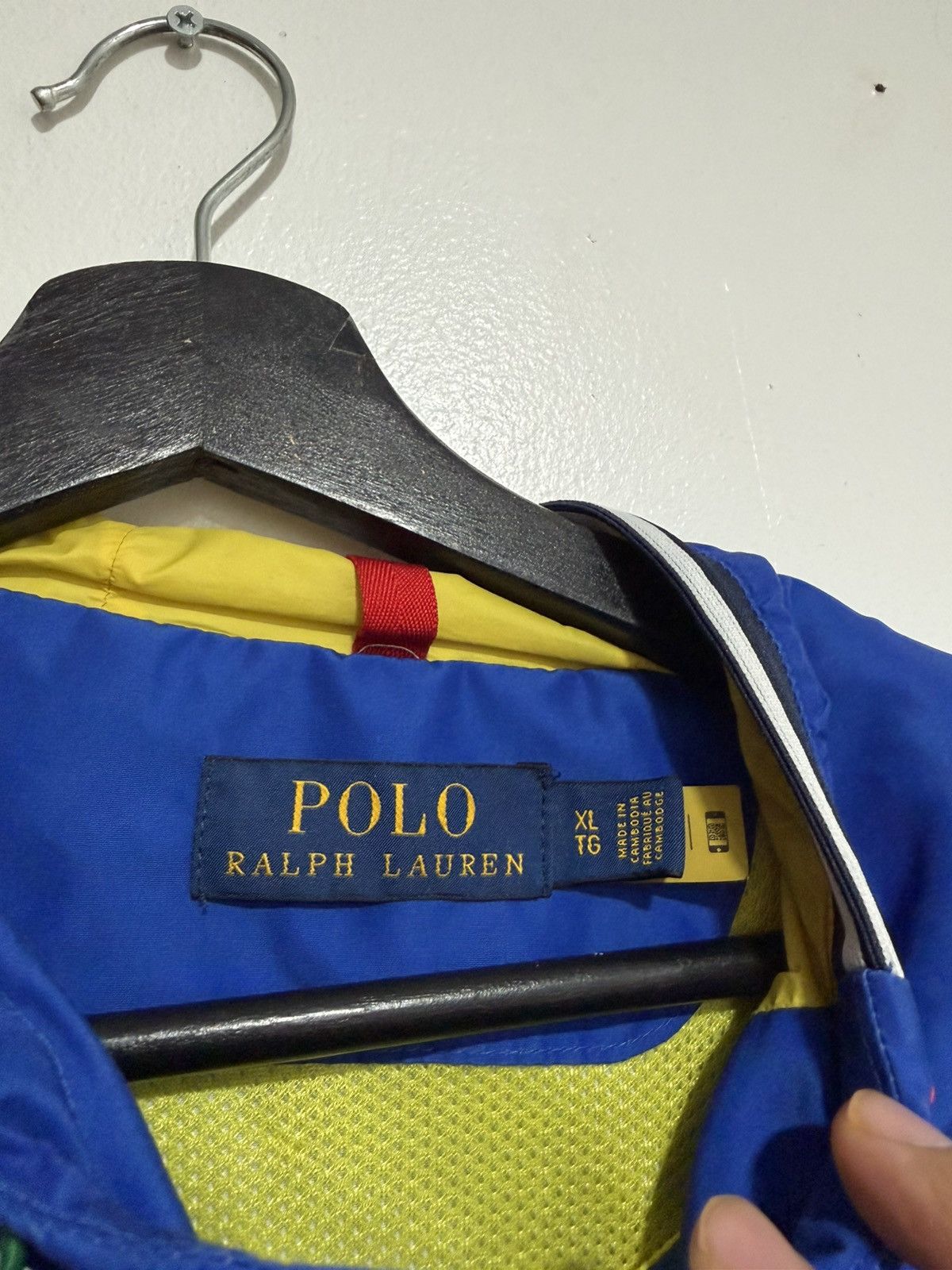 Polo Ralph Lauren Vintage Polo Ralph Lauren Volleyball Graphic Hooded Jaccket Size US XL / EU 56 / 4 - 7 Thumbnail