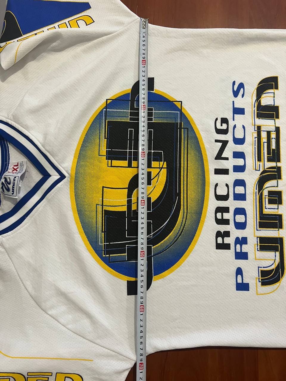 Vintage 90’S RACING PRODUCTS SYSTEM BY UMEN NYC USA HIP HOP JERSEY Size US XXL / EU 58 / 5 - 17 Thumbnail