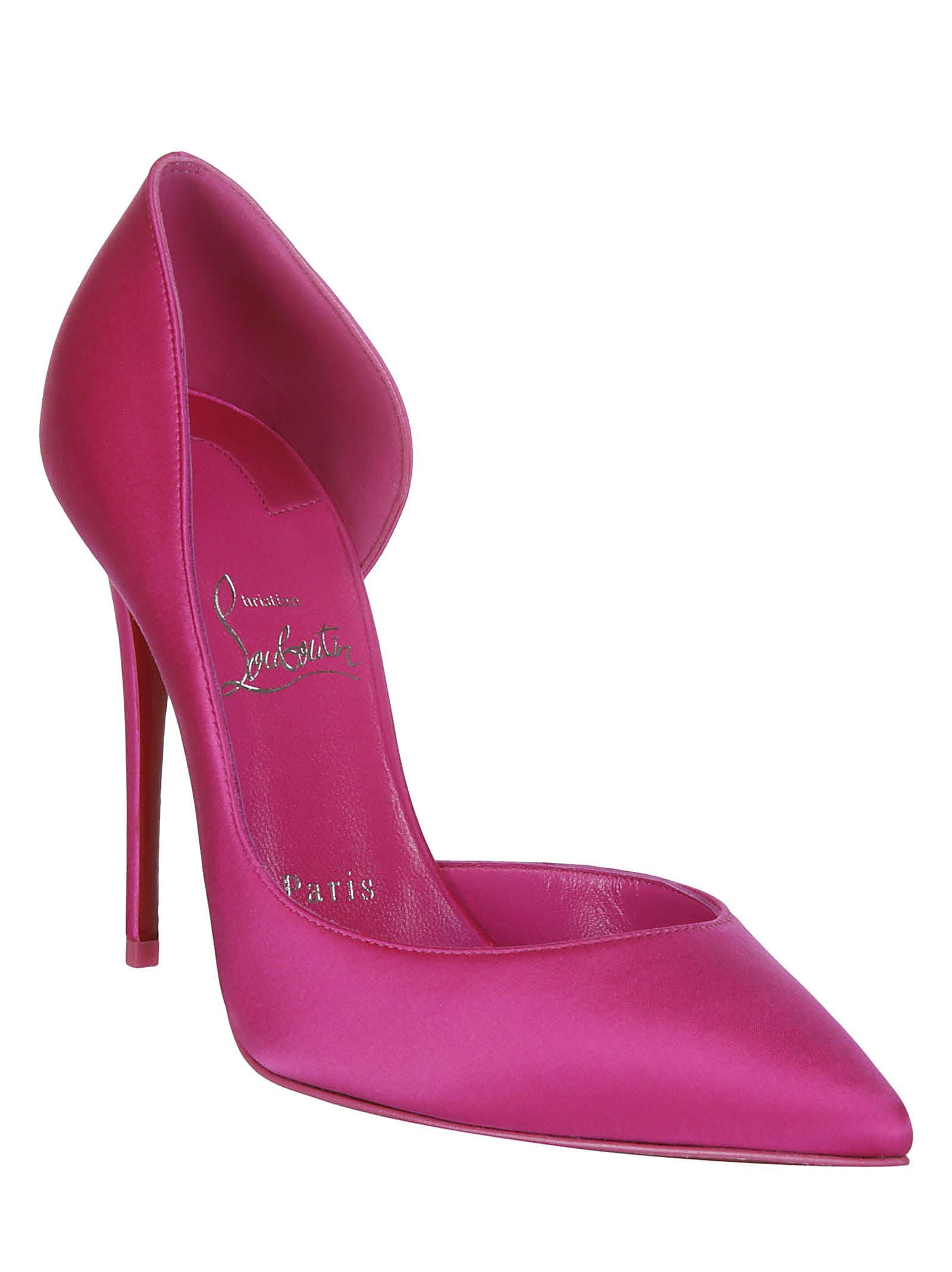 Christian Louboutin o1s1wg110924 Iriza Crepe Pumps in Pink Size US 7 / IT 37 - 3 Thumbnail