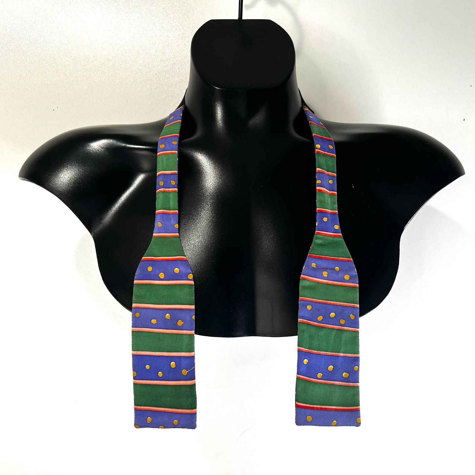 Other Dunford Wood Silk Bow Tie Hand Painted England Size ONE SIZE - 3 Thumbnail