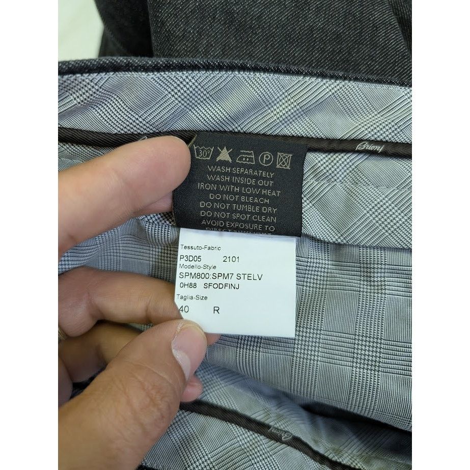 Brioni o1rshd1 Trousers Phi in Black Size US 36 / EU 52 - 19 Thumbnail