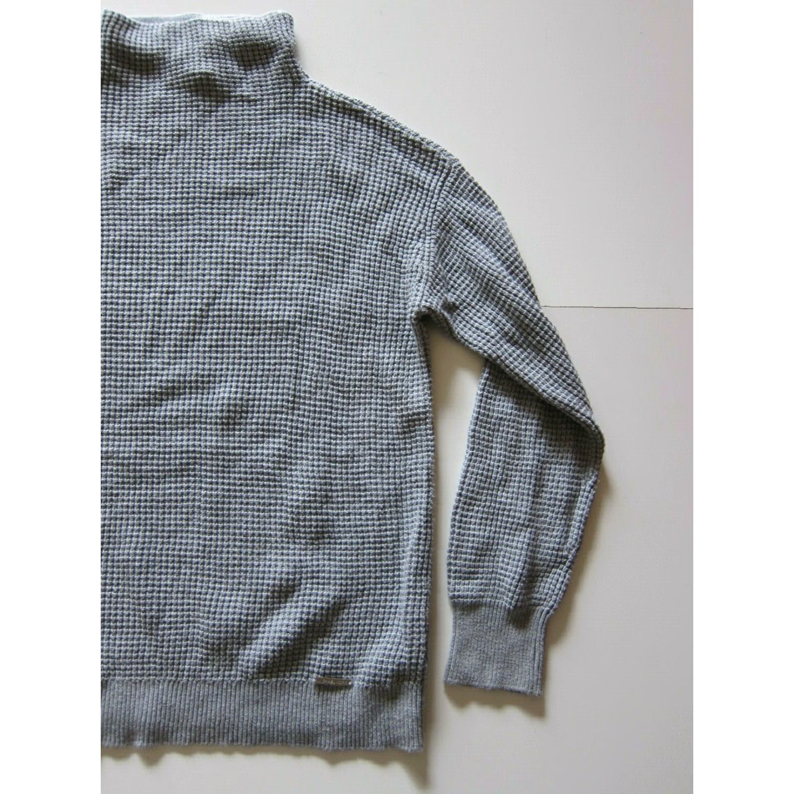 Michael Kors Michael Kors Grey Mock Neck Cable Knit Long Sleeve Pullover Sweater Women M Size M / US 6-8 / IT 42-44 - 5 Thumbnail