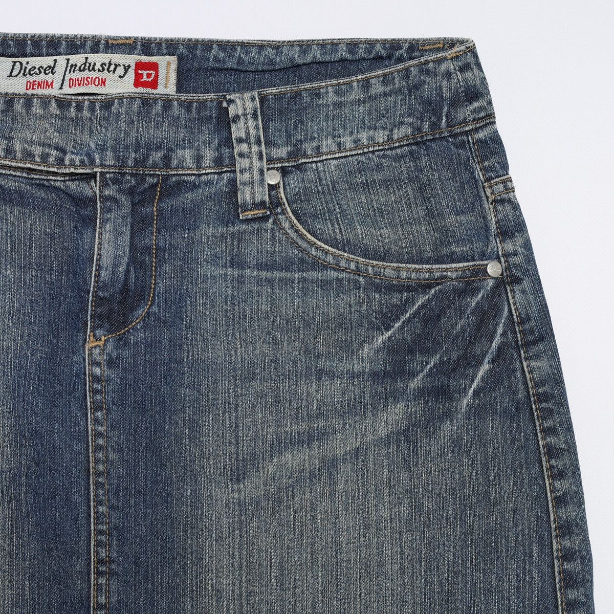Diesel Diesel Industry Denim Jeans Vintage y2k Skirt Mid Length Size 29" - 5 Thumbnail