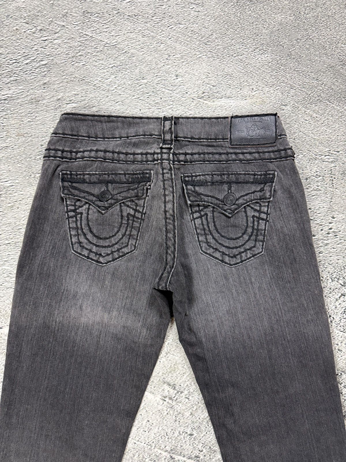 True Religion True Religion bootcut jeans black thick stitching Y2K Billy Size 26" / US 2 / IT 38 - 2 Thumbnail