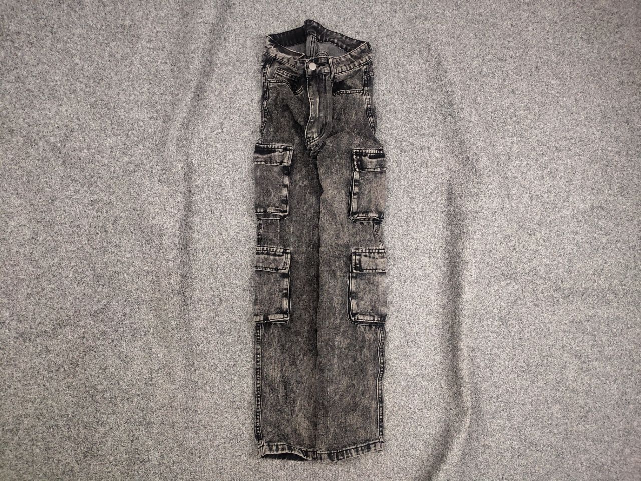 If Six Was Nine Baggy Faded Cargo If Six Was Nine Style Parachute Y2K Pants Size US 31 - 1 Thumbnail